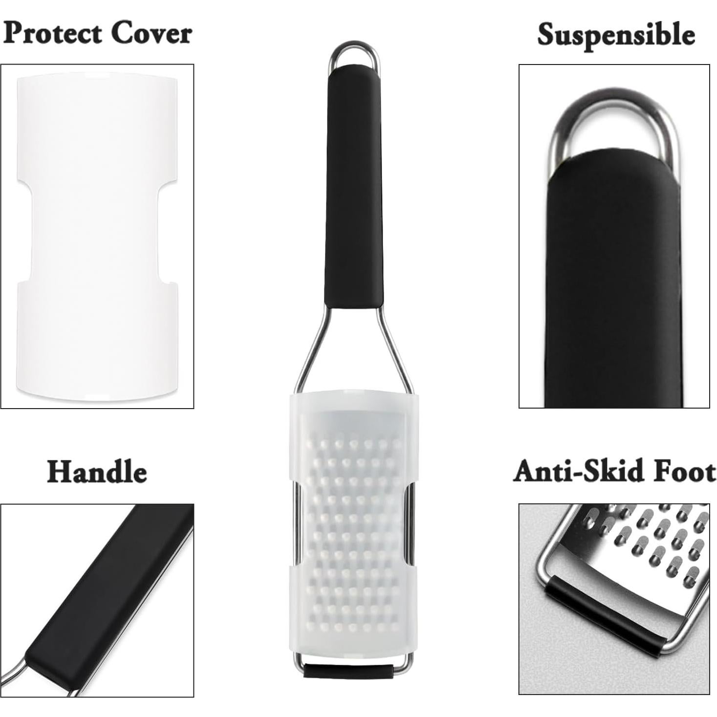 Rallador de Queso Cambom Acero Inoxidable Cuchilla Gruesa