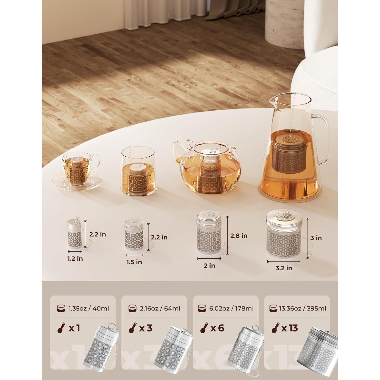 Infusor de Té Reinmoson Acero Inoxidable 304 Extra Pequeño