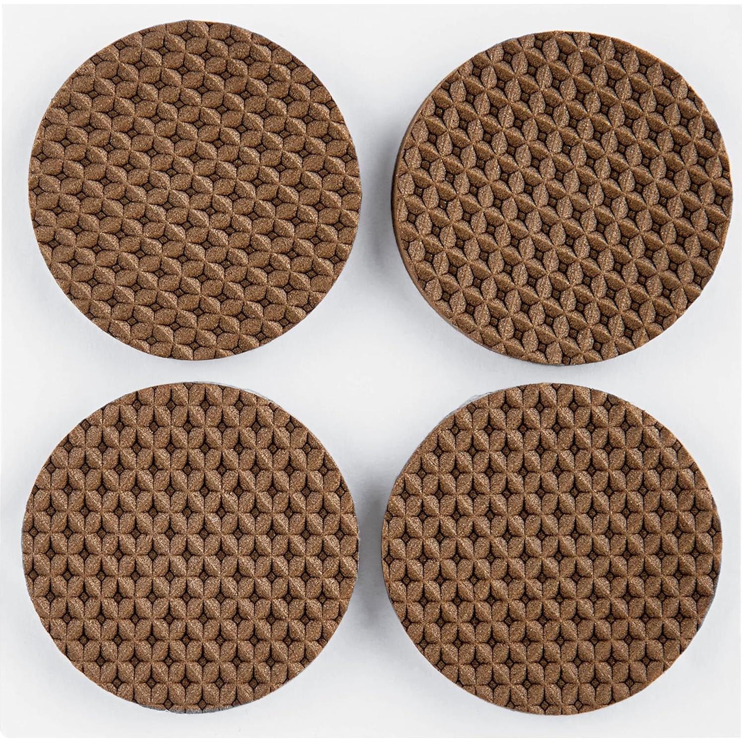 Almohadillas Antideslizantes Scotch 3.81 cm - 8 Pcs, Marrón