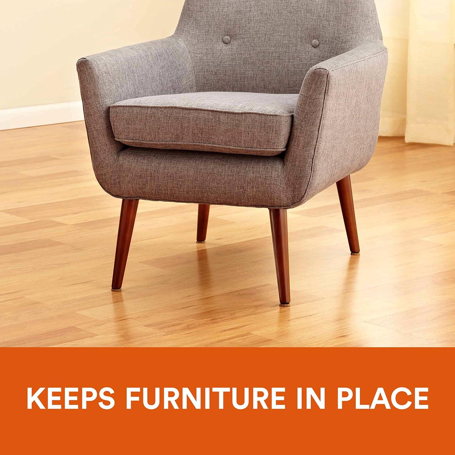 Almohadillas Antideslizantes Scotch 3.81 cm - 8 Pcs, Marrón