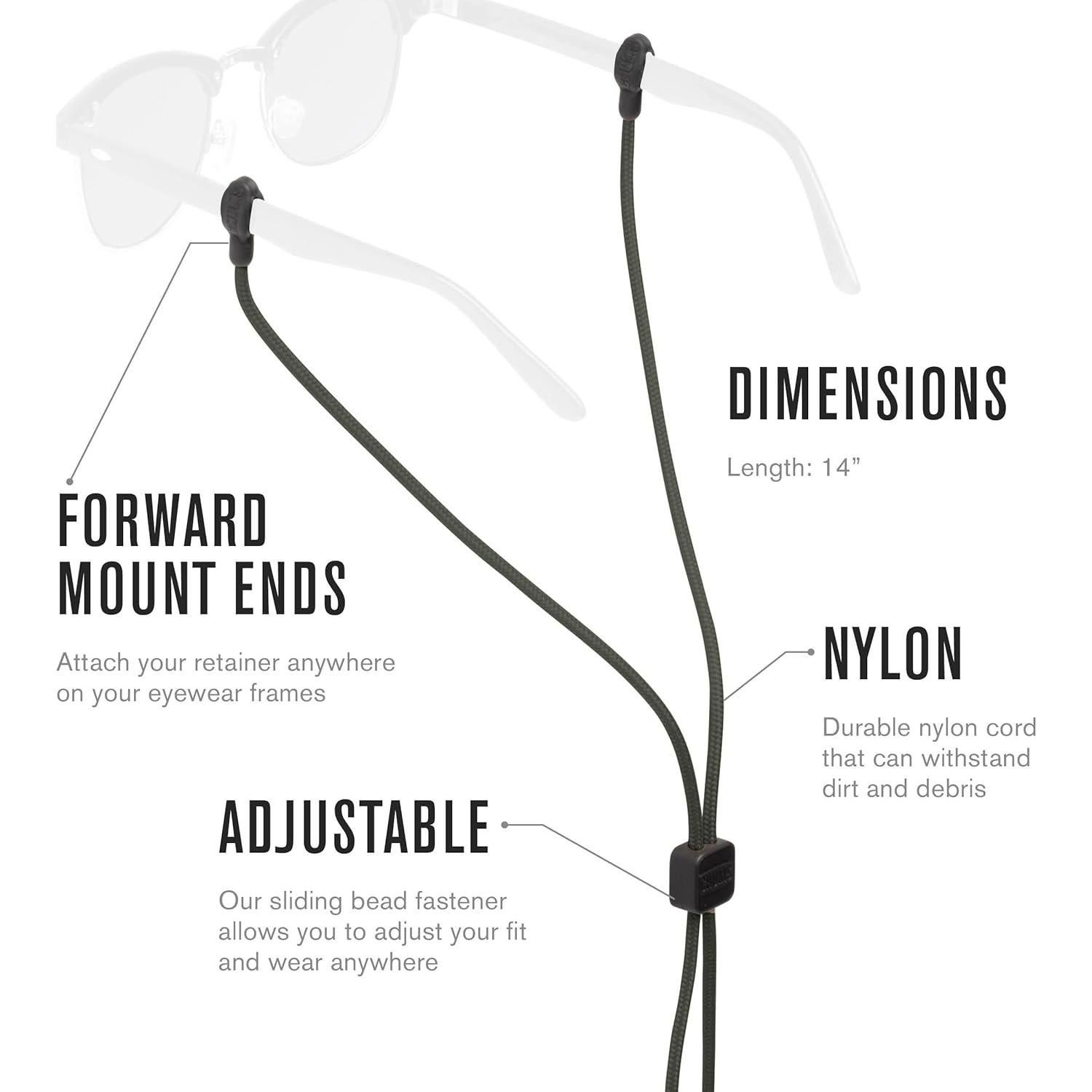 Retentor de Cuerda Chums Slip Fit Unisex 35.56 cm Nylon