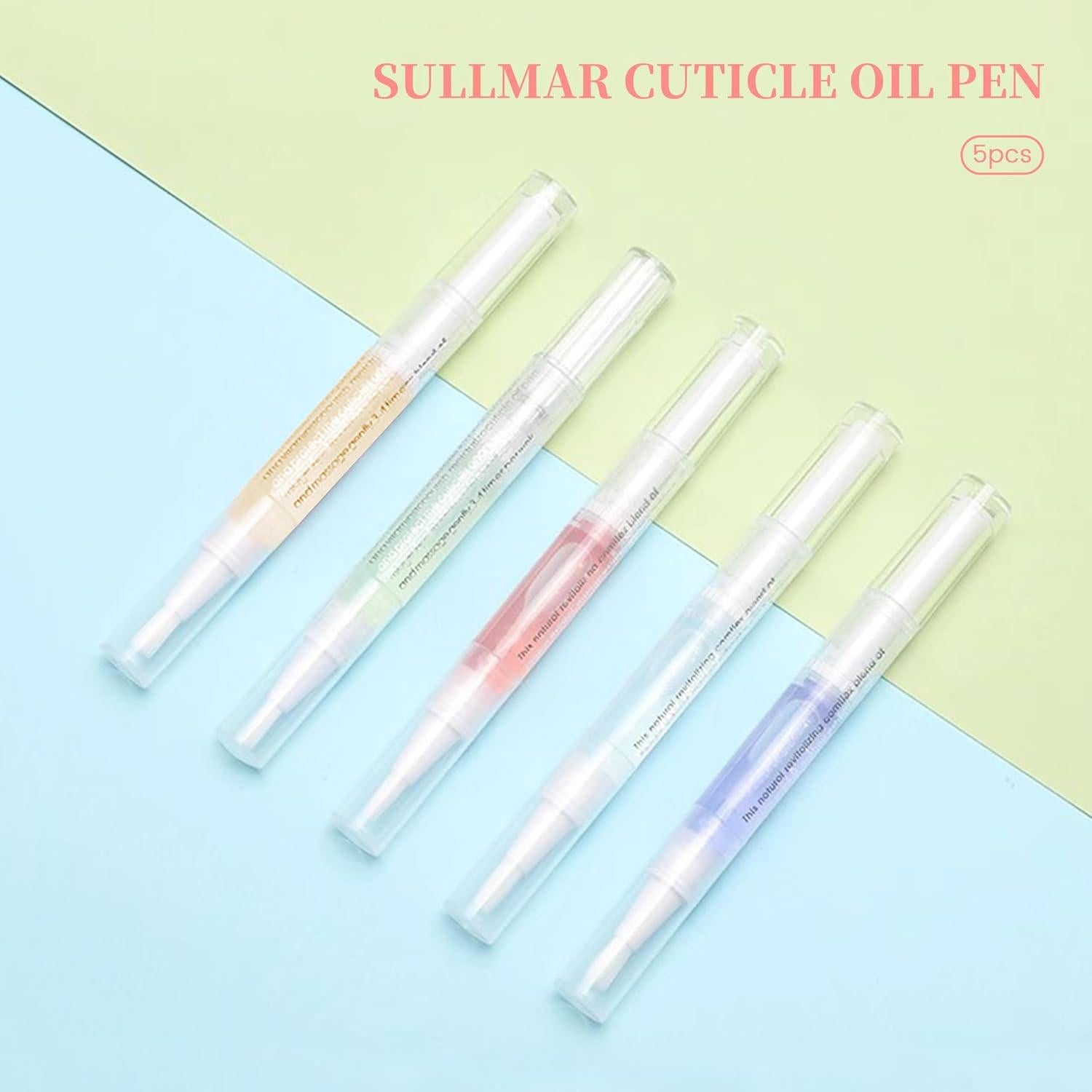 Set de Bolígrafos de Aceite para Cutículas SULLMAR - 5pcs