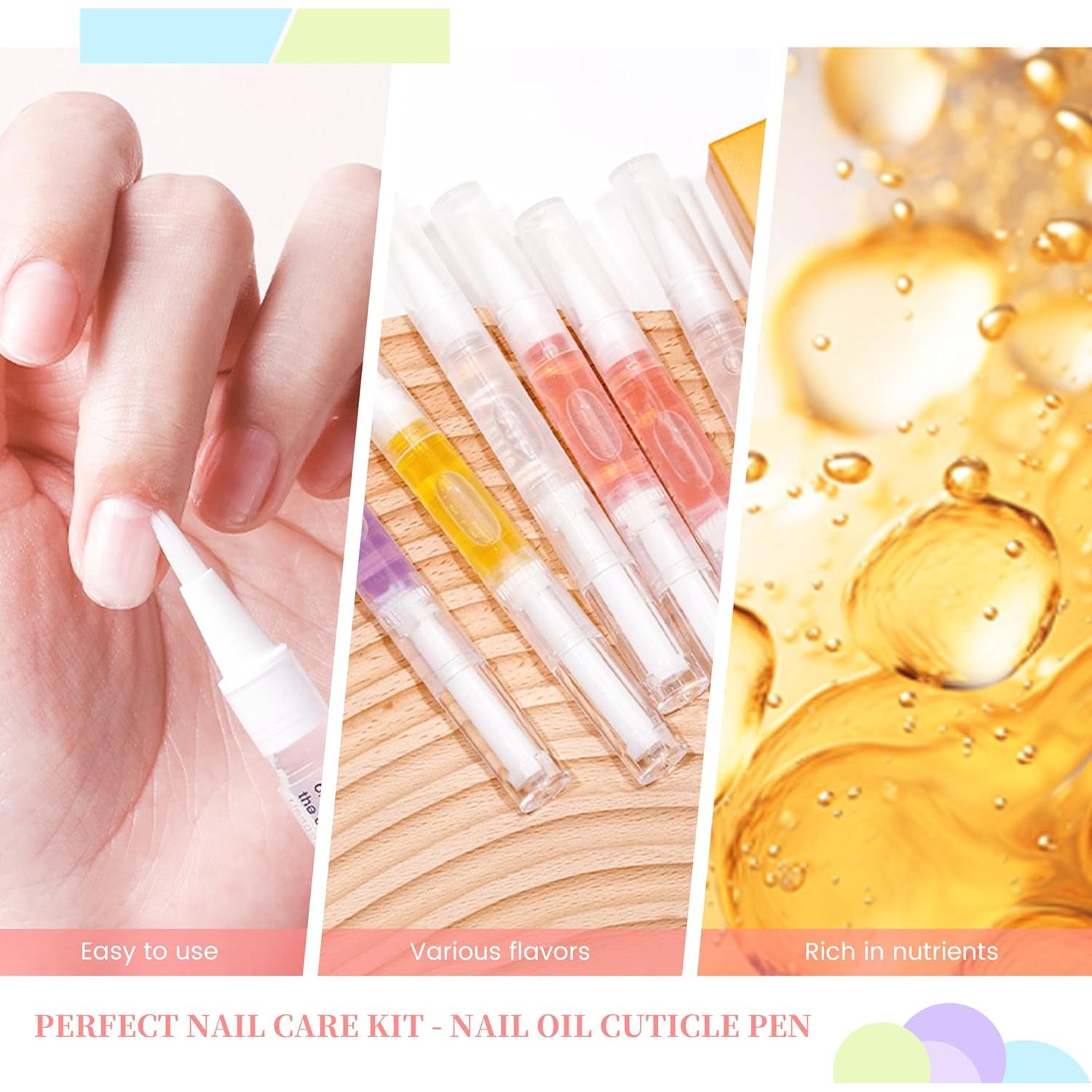 Set de Bolígrafos de Aceite para Cutículas SULLMAR - 5pcs