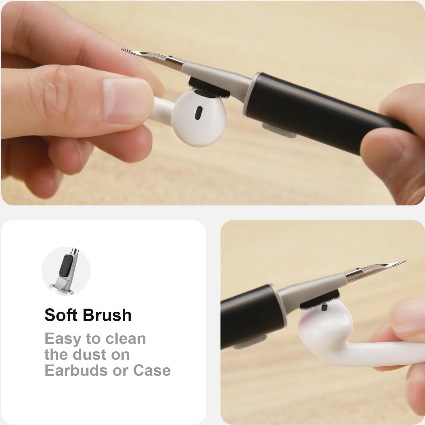 Kit de limpieza Hyashee para Airpods Pro 1 2 3, 3 en 1