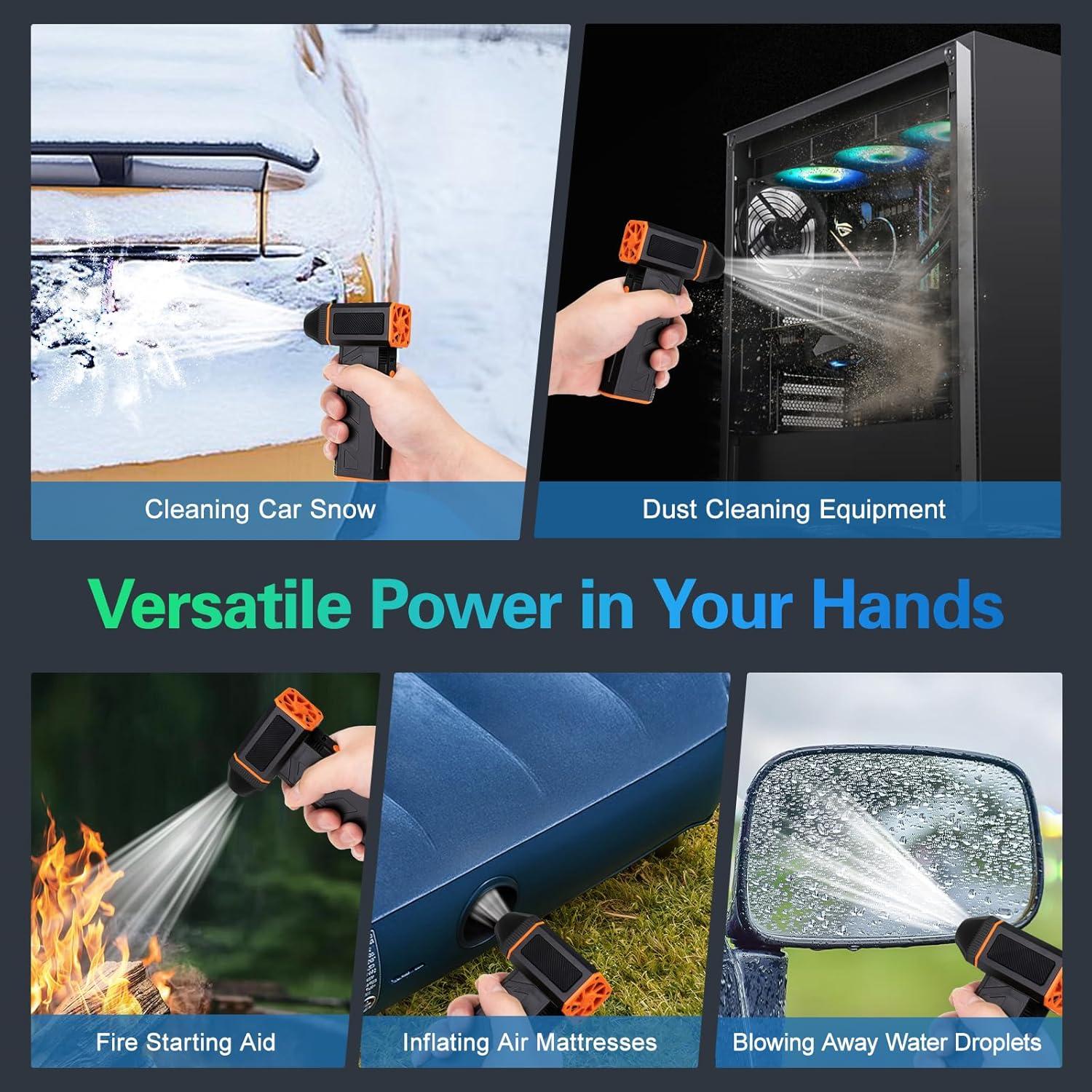 Soplador de Aire Eléctrico Beloving F35-X1 130000RPM Inalámbrico