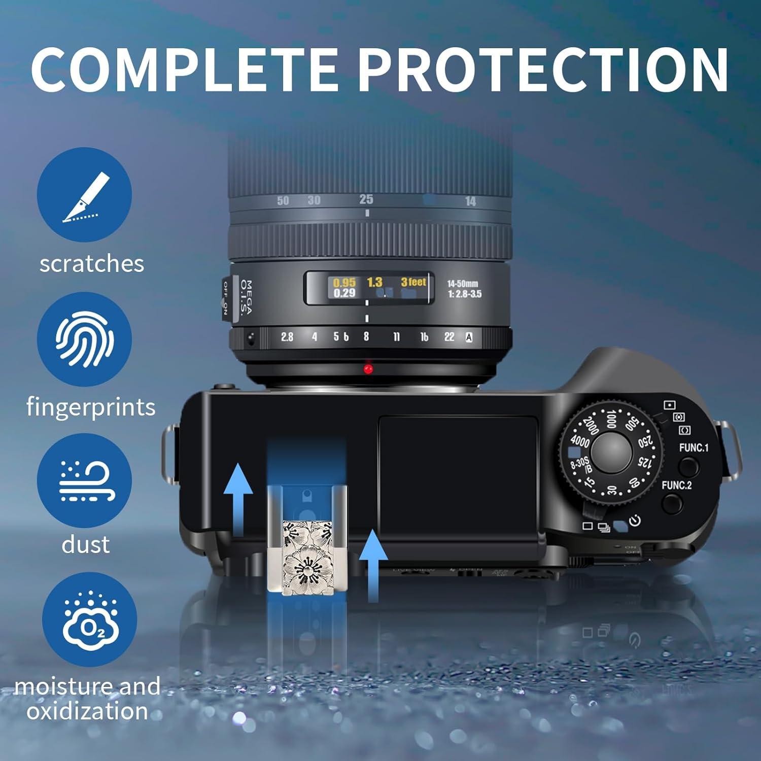 Cubierta de zapata caliente DBZZ para cámaras Canon Nikon Fuji