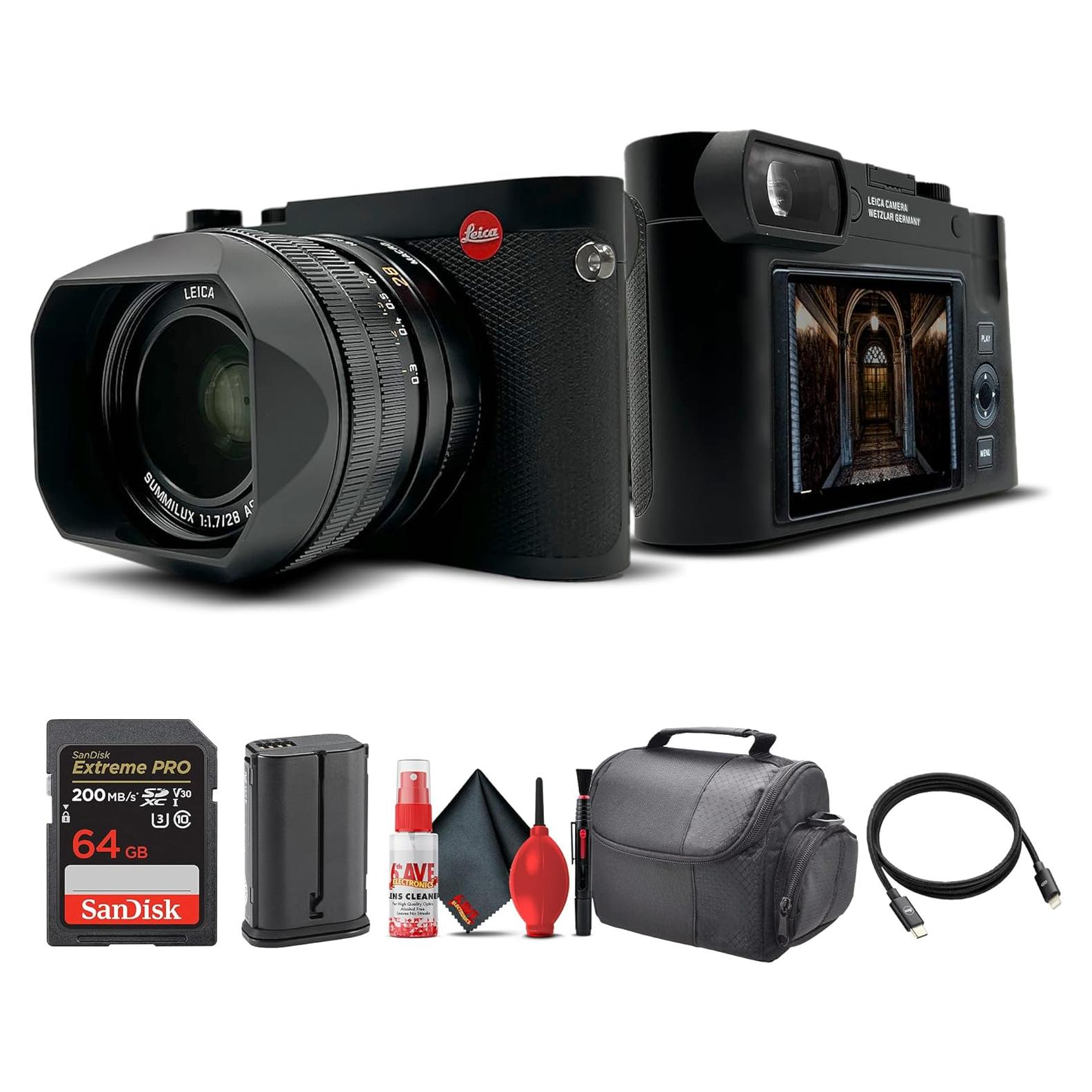 Cámara Digital Compacta Leica Q3 60MP 8K Lente 28mm f/1.7