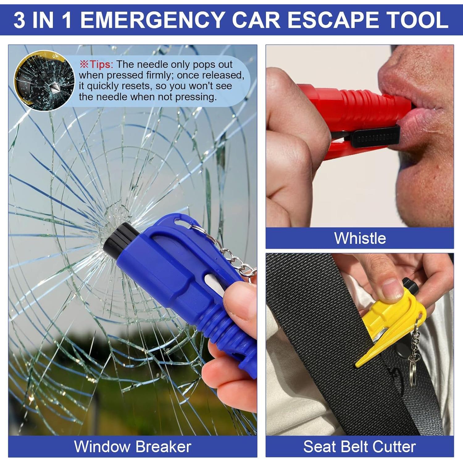 PIFOOG 12 Pcs Herramienta de Escape 3 en 1 para Coche