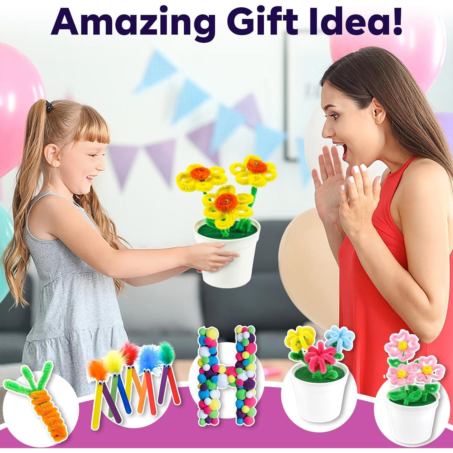 Kit de Manualidades FUNZBO - 800 Piezas, Creatividad para Niños