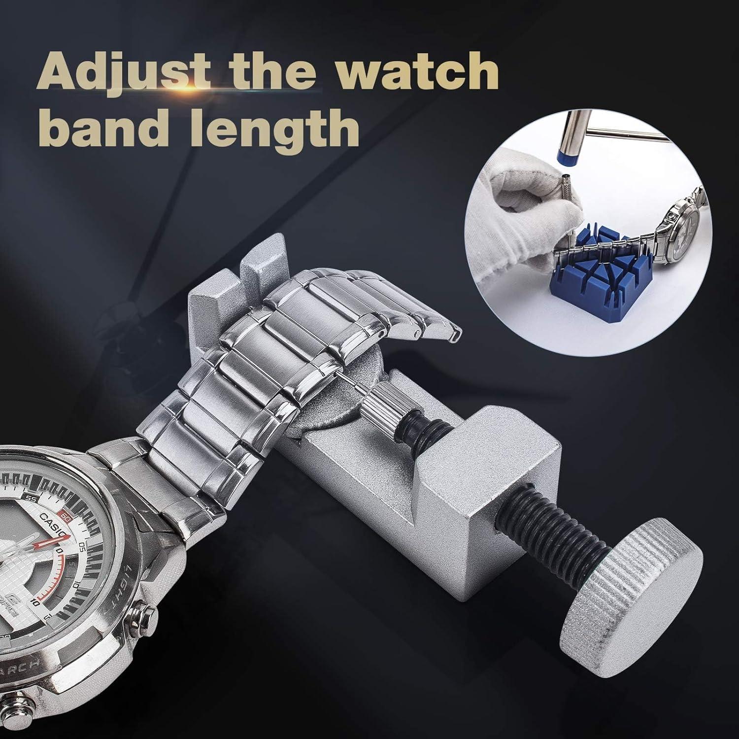 Kit de Herramientas de Reparación de Relojes ONEBOM - 186 Piezas