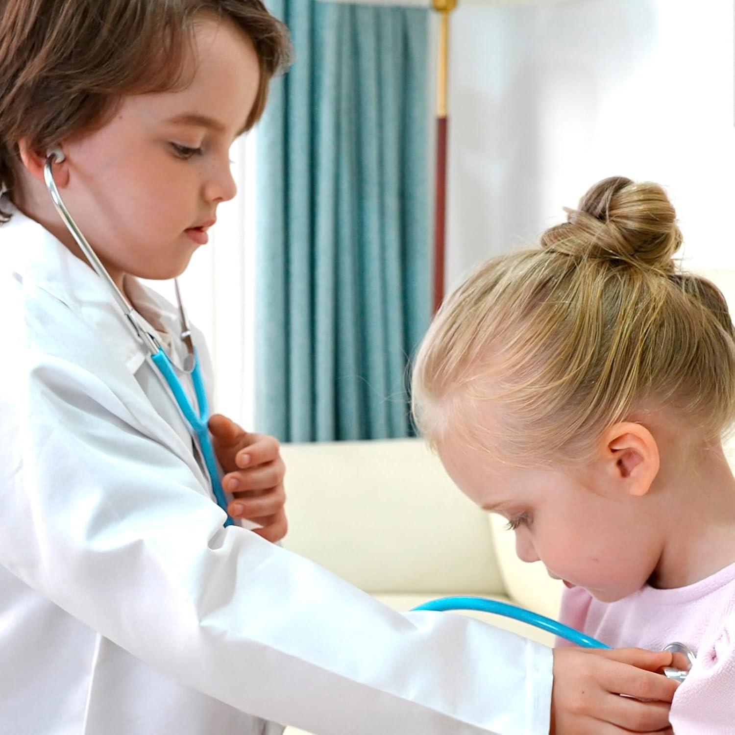 Set de Juguete Estetoscopio para Niños Phobby - 2 Piezas Azul