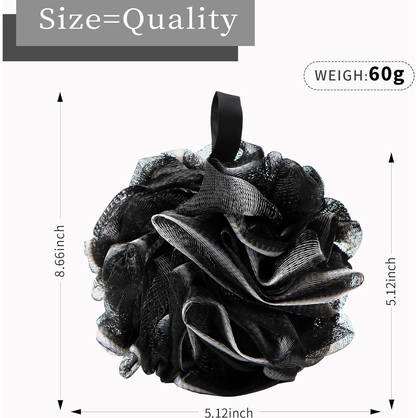 Esponjas de Ducha Loofah BCKENEY 4 Pack Suaves Exfoliantes