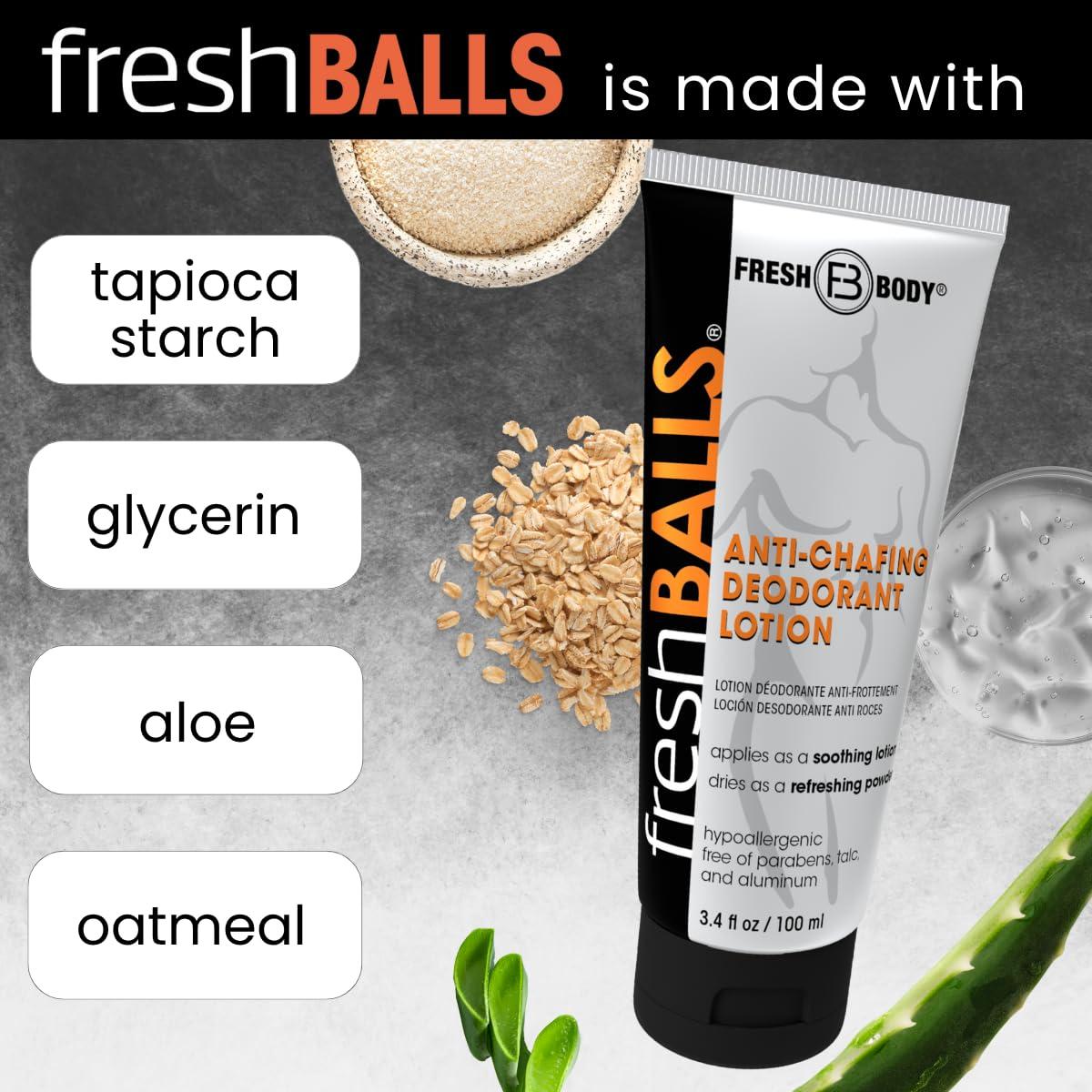 Desodorante para Hombres Fresh Balls 96 g - Libre de Aluminio