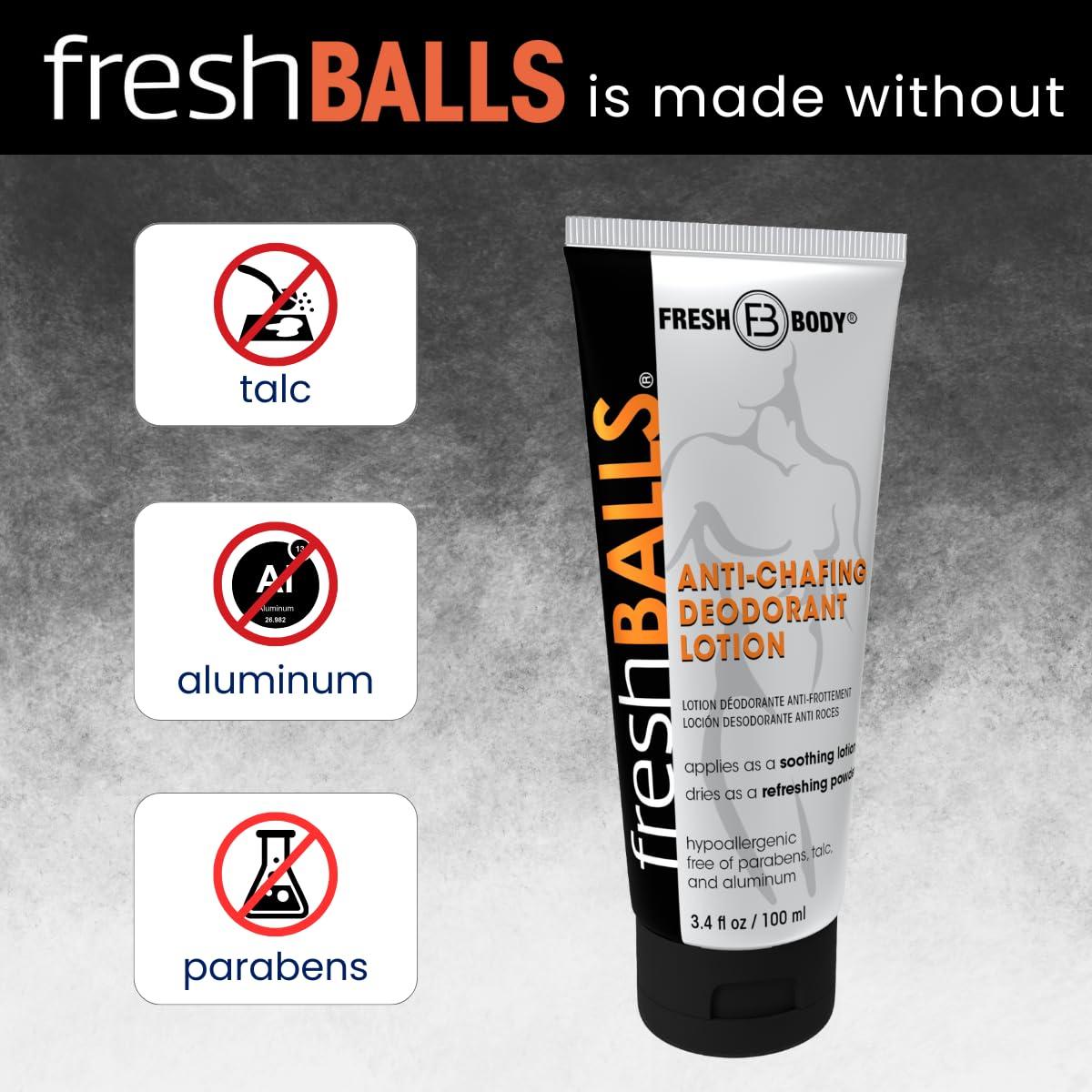 Desodorante para Hombres Fresh Balls 96 g - Libre de Aluminio
