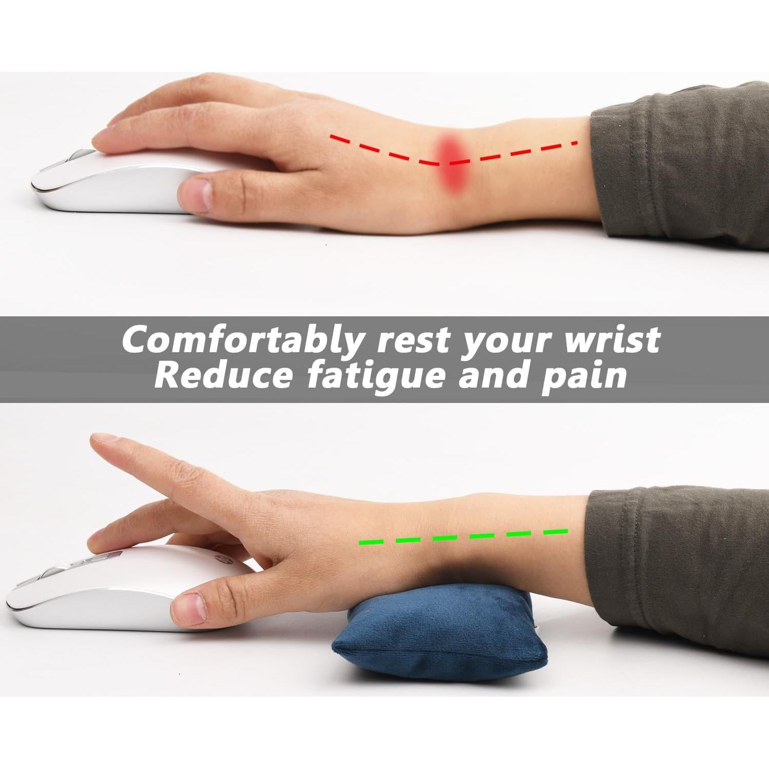 Descanso de Muñeca Ergonómico CandoCraft Azul para PC