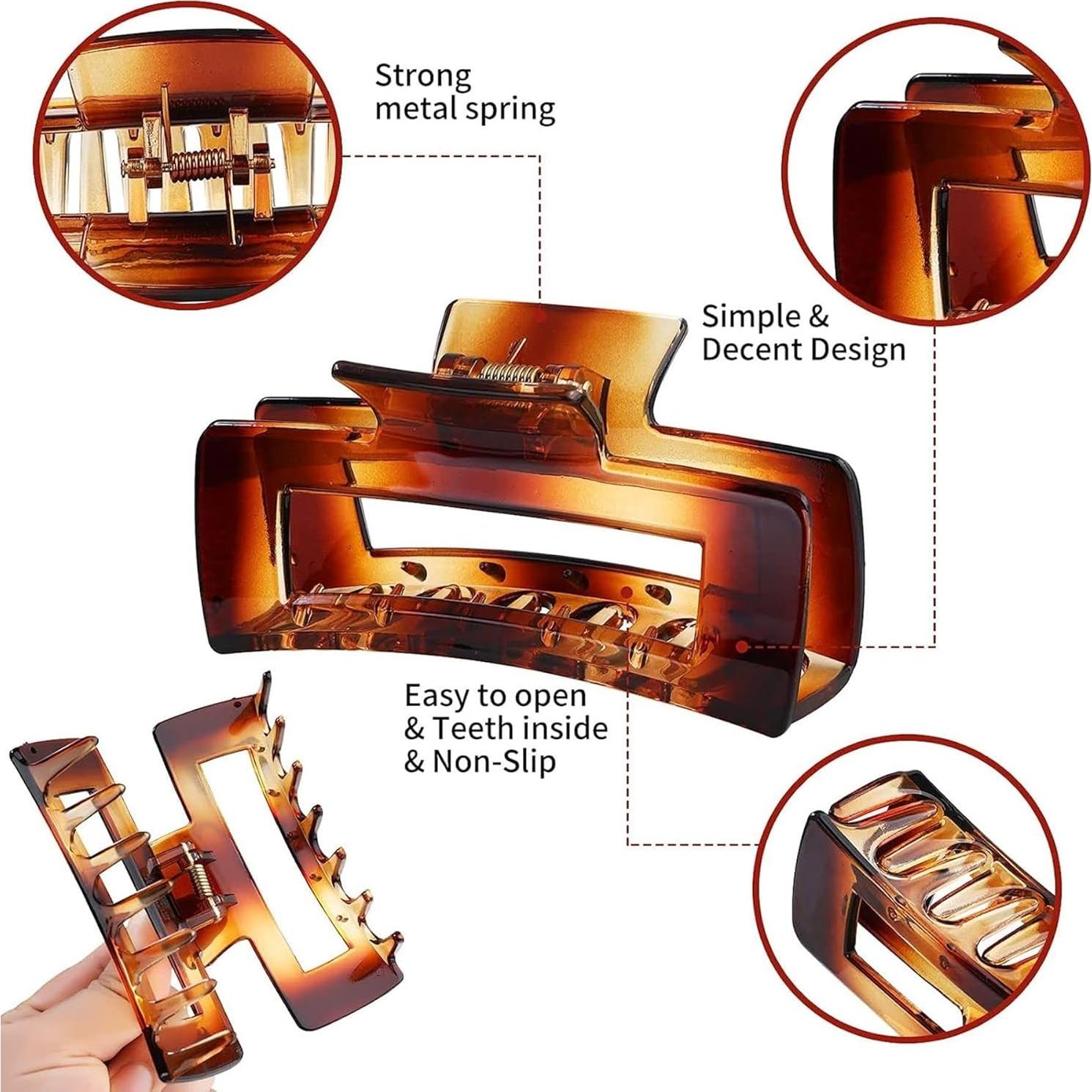 Clips de Garra Grande Sursarbelor 6 Pcs 10.9 cm y 10.4 cm