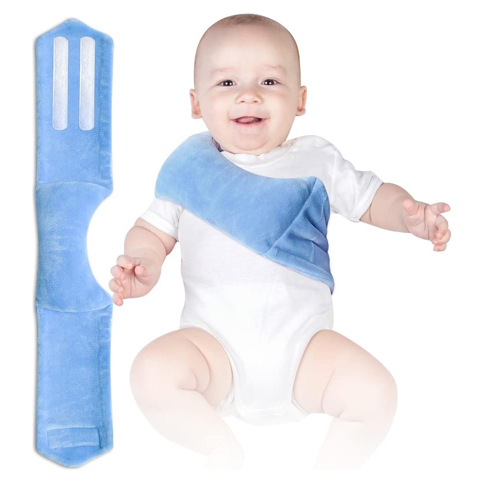 Cojín de Soporte para Cuello de Bebé POWYS Ajustable Azul