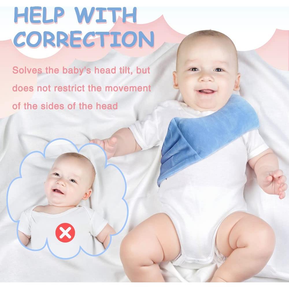 Cojín de Soporte para Cuello de Bebé POWYS Ajustable Azul