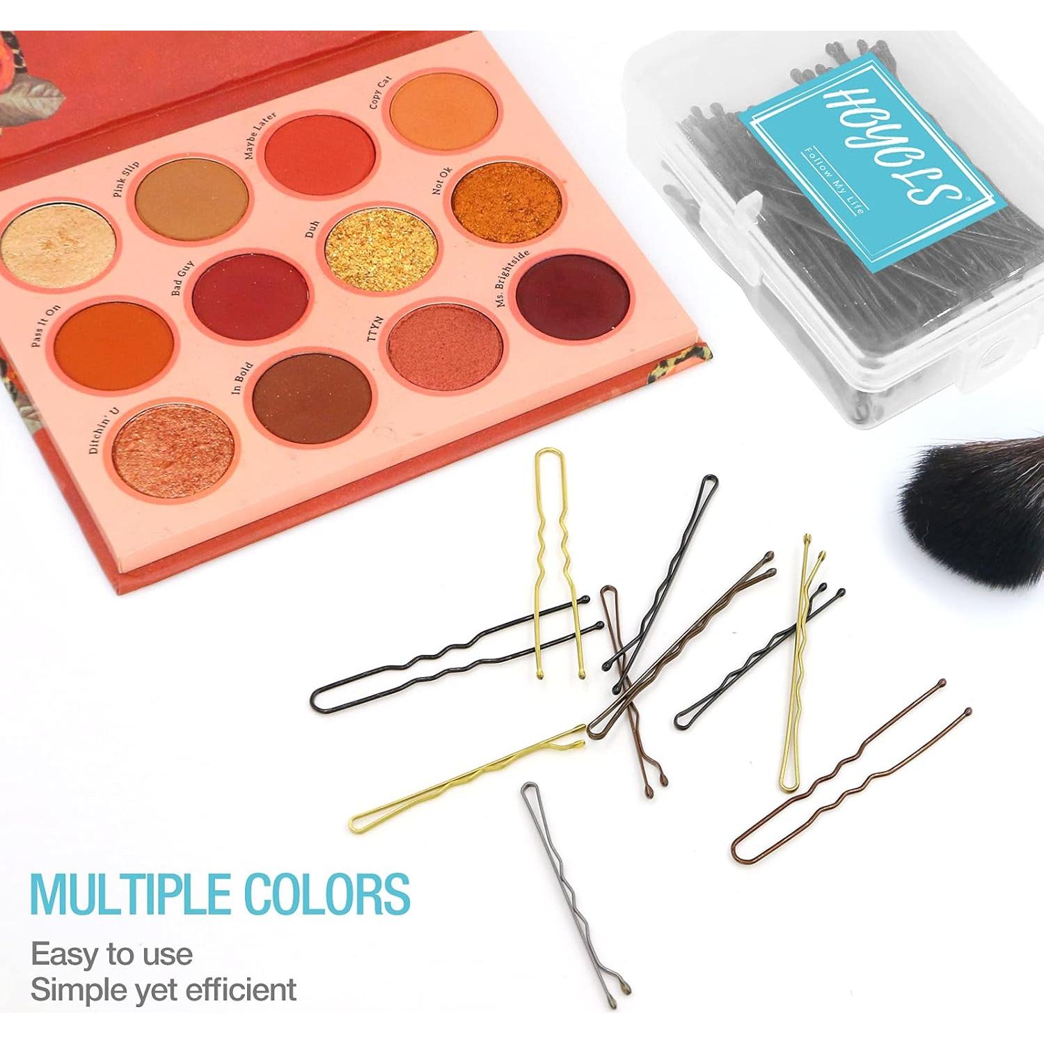 Pinzas Bobby HOYOLS Premium Negras 5 cm - 100 Unidades