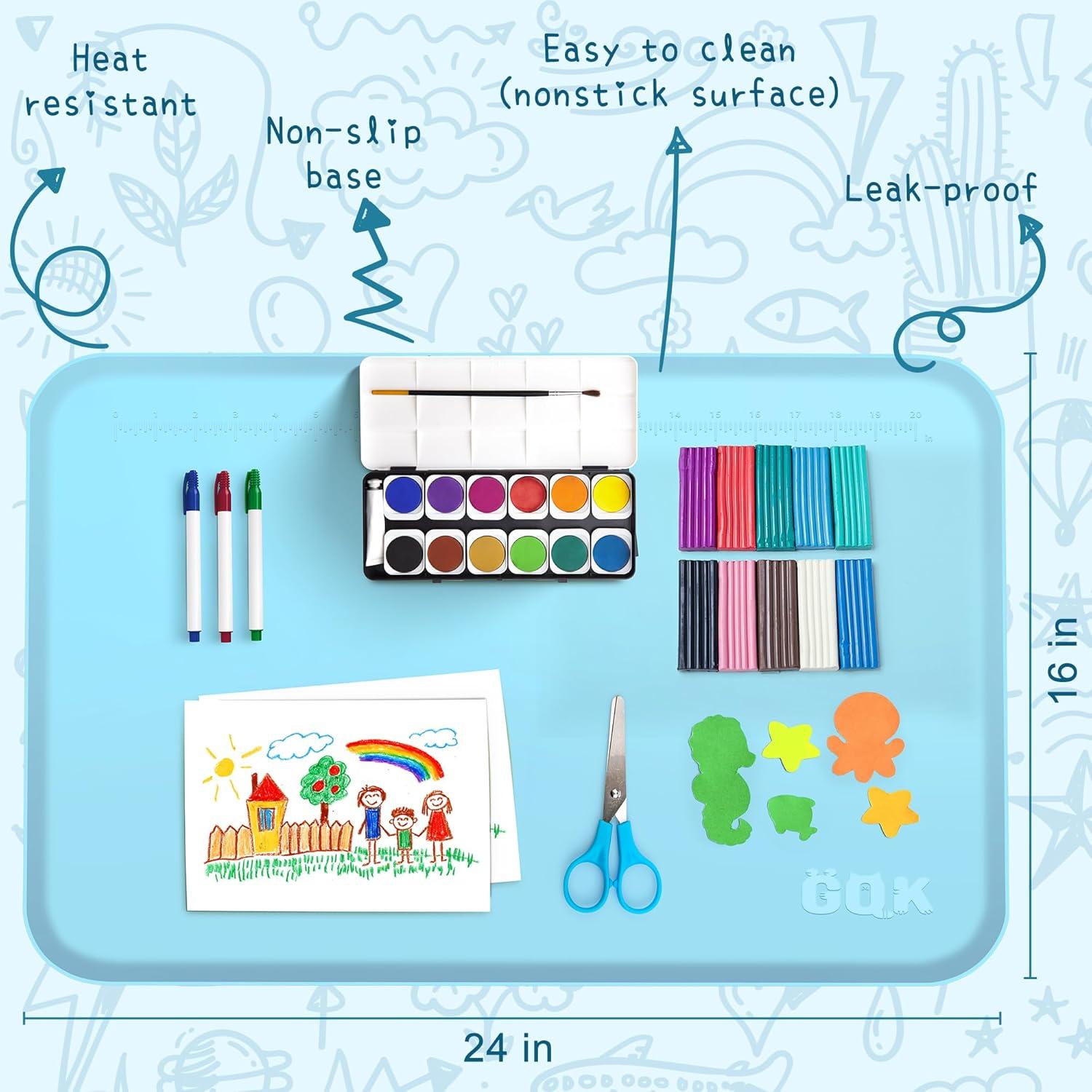 Alfombrilla de Silicona GQK 61 x 40.6 cm para Manualidades