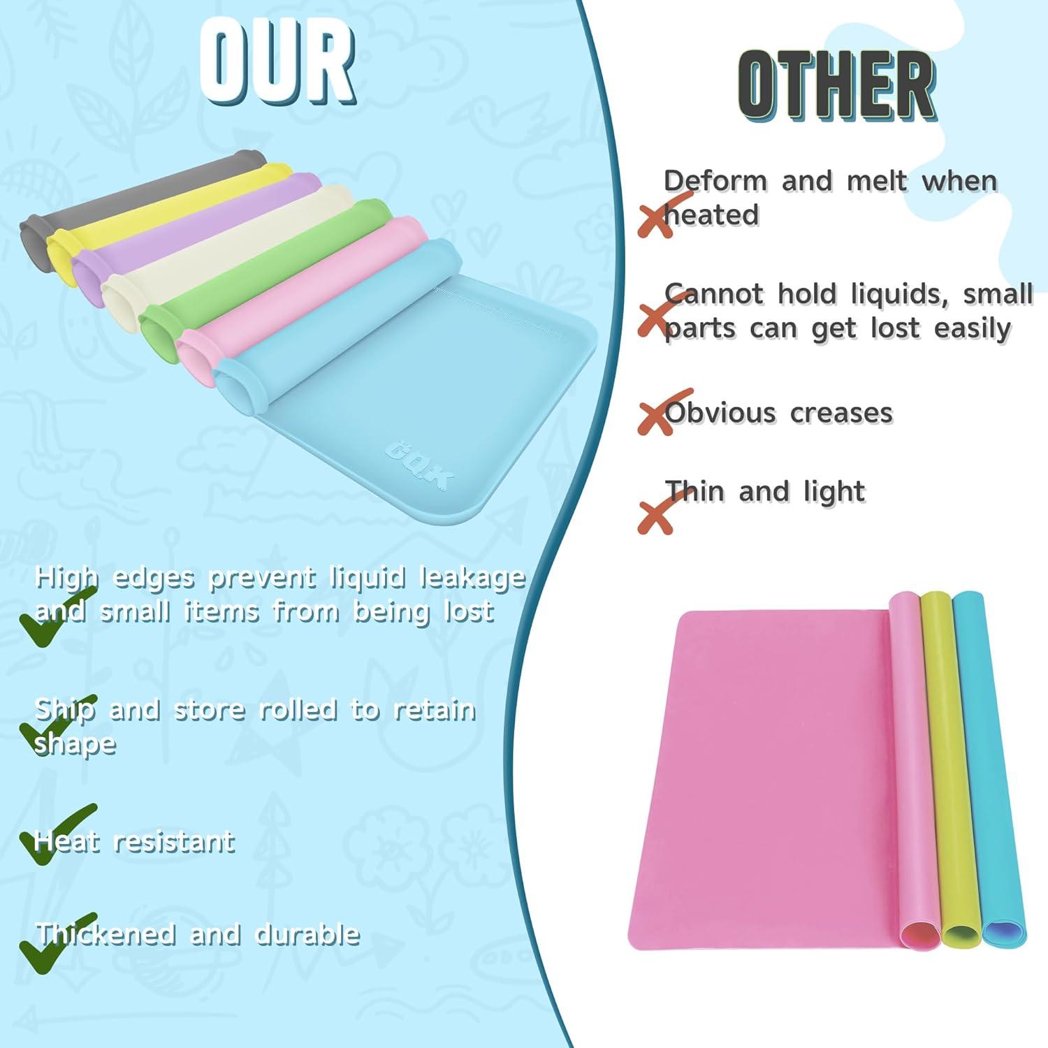 Alfombrilla de Silicona GQK 61 x 40.6 cm para Manualidades