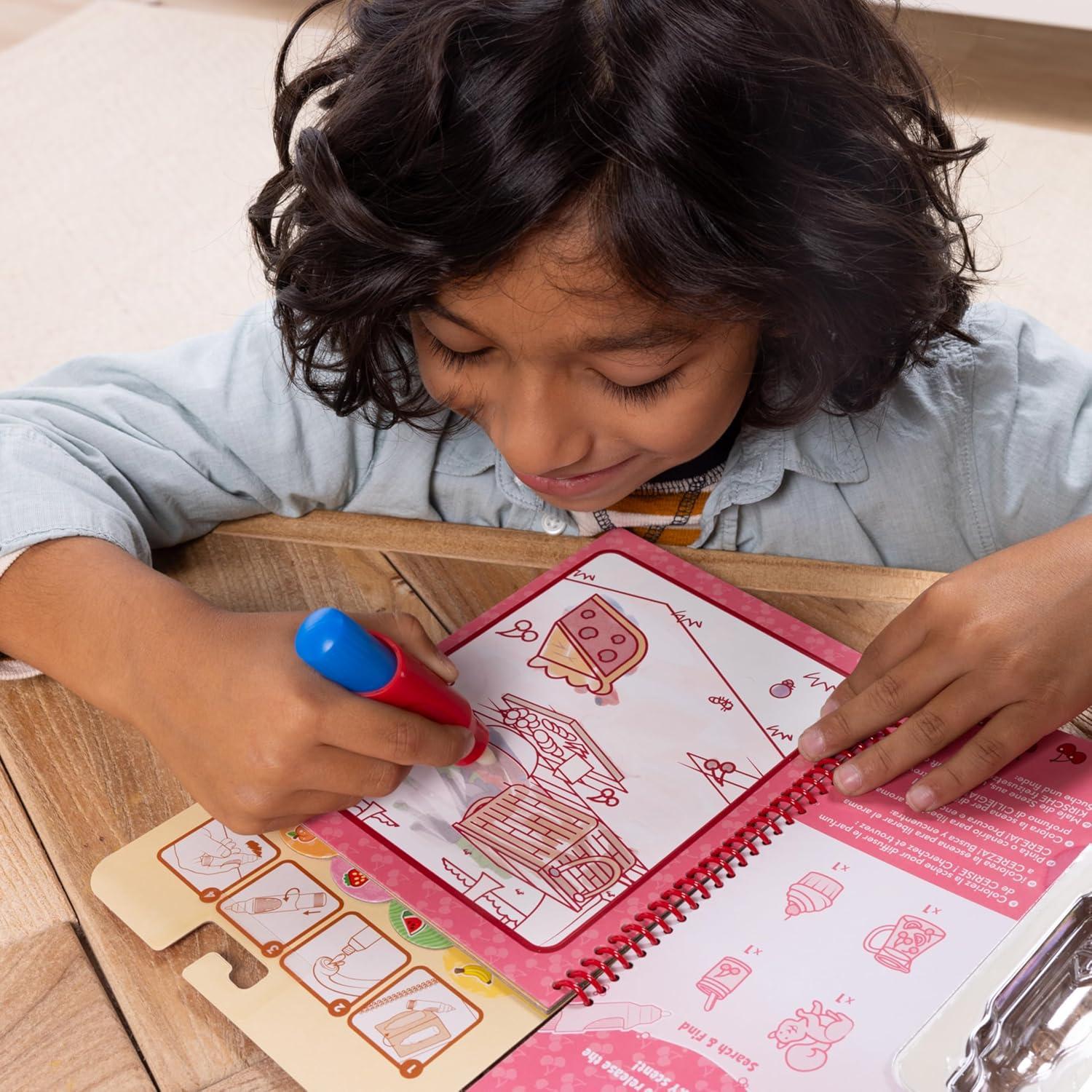 Melissa & Doug Water WOW! 2-Pack Pintura con Agua Frutas y Golosinas