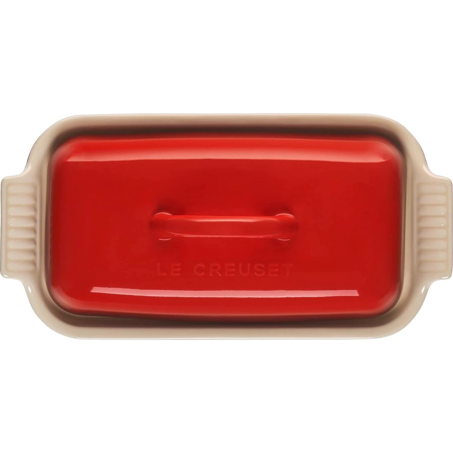 Plato de Mantequilla Le Creuset Heritage Cerise 21.1x10.4 cm