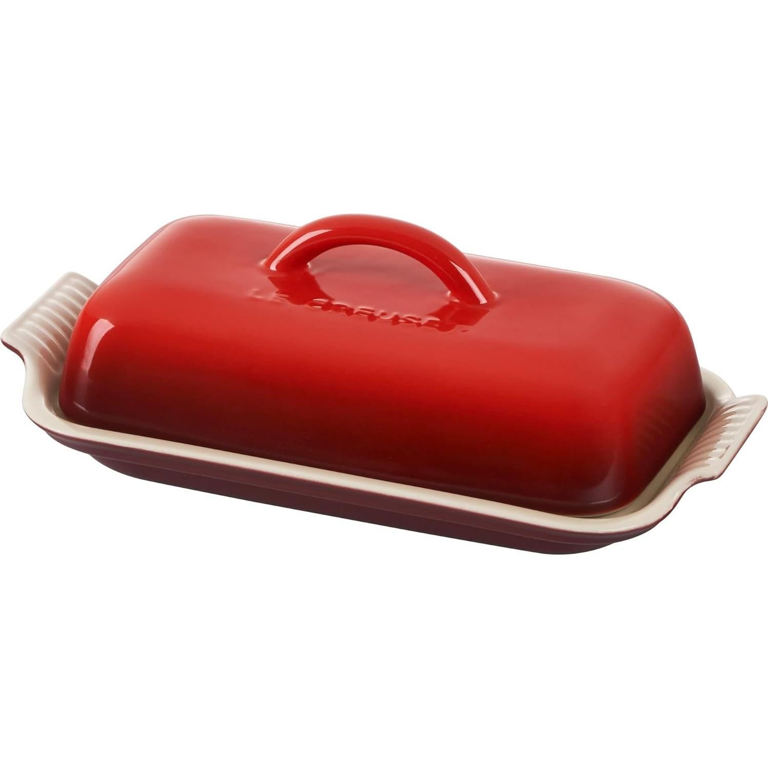 Plato de Mantequilla Le Creuset Heritage Cerise 21.1x10.4 cm