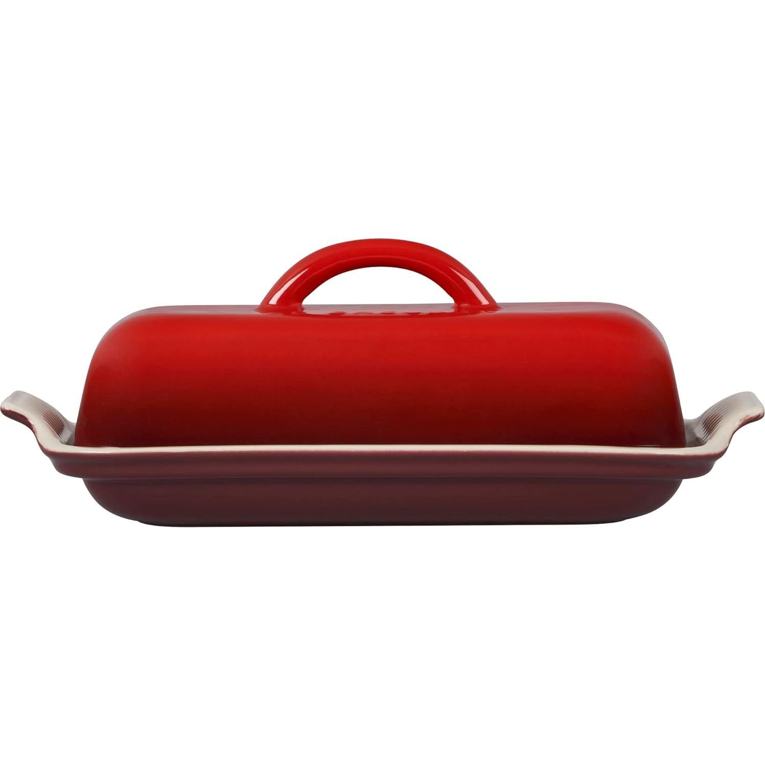 Plato de Mantequilla Le Creuset Heritage Cerise 21.1x10.4 cm