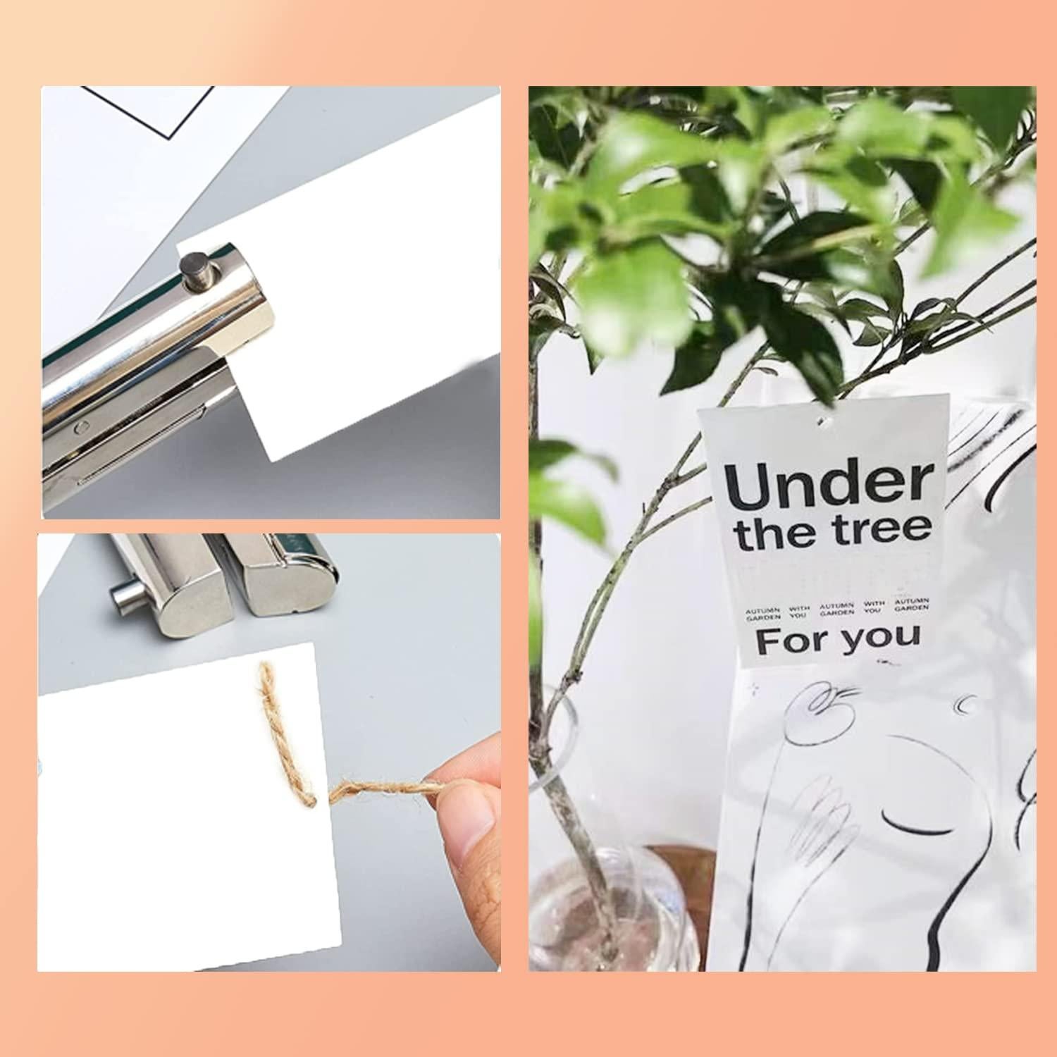 Perforadora de Papel Rikolto 1 Agujero 6mm Portátil Plata