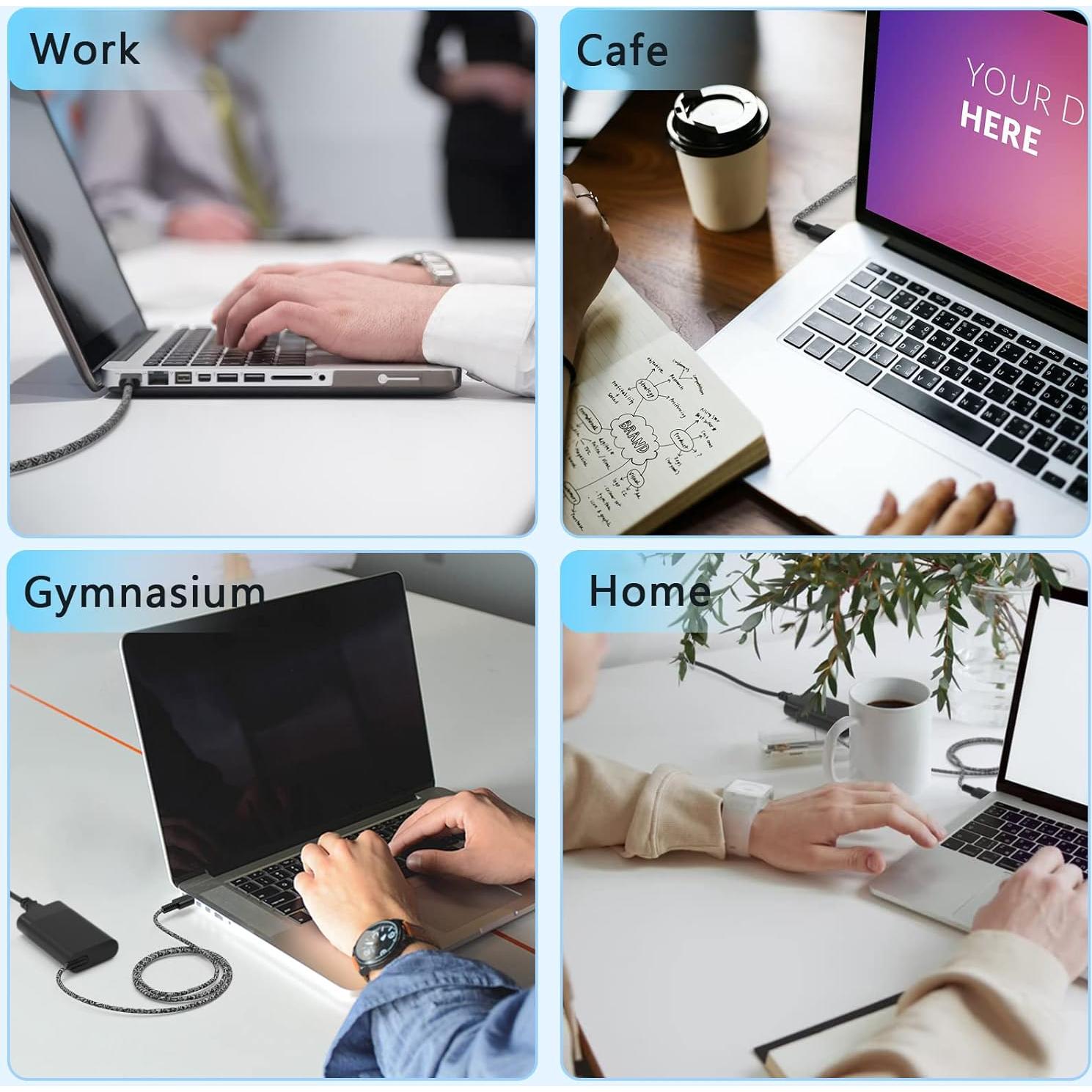 Cargador USB C 65W Nivjuky para HP EliteBook y Envy