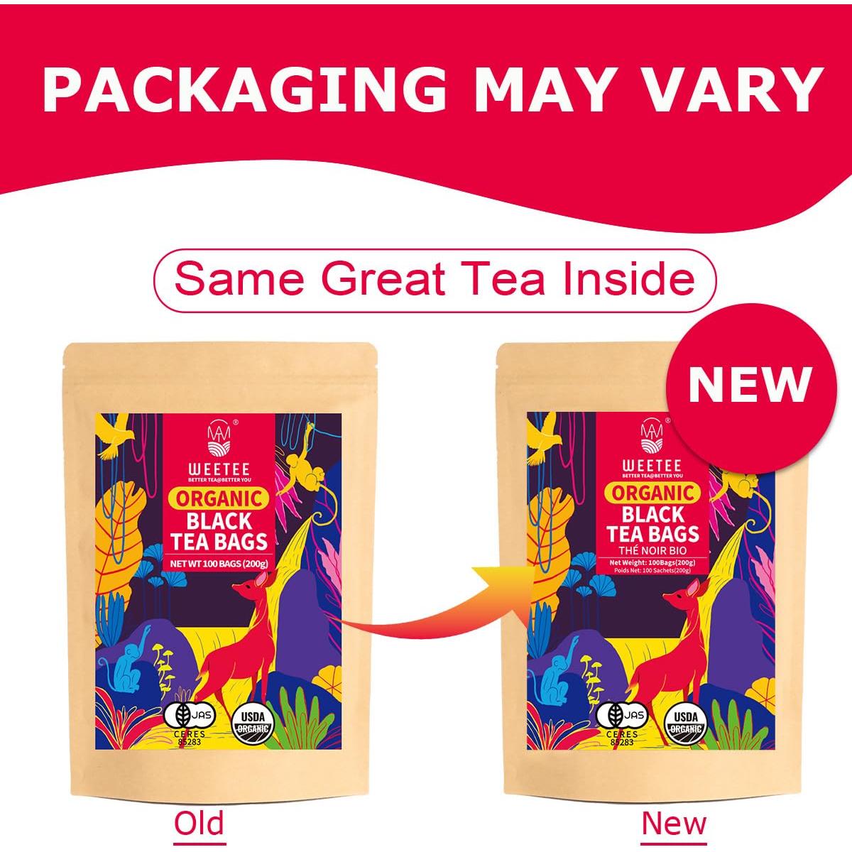 Té Negro Orgánico WT WEETEE 100 Bolsitas Antioxidante