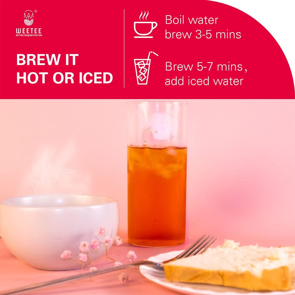 Té Negro Orgánico WT WEETEE 100 Bolsitas Antioxidante