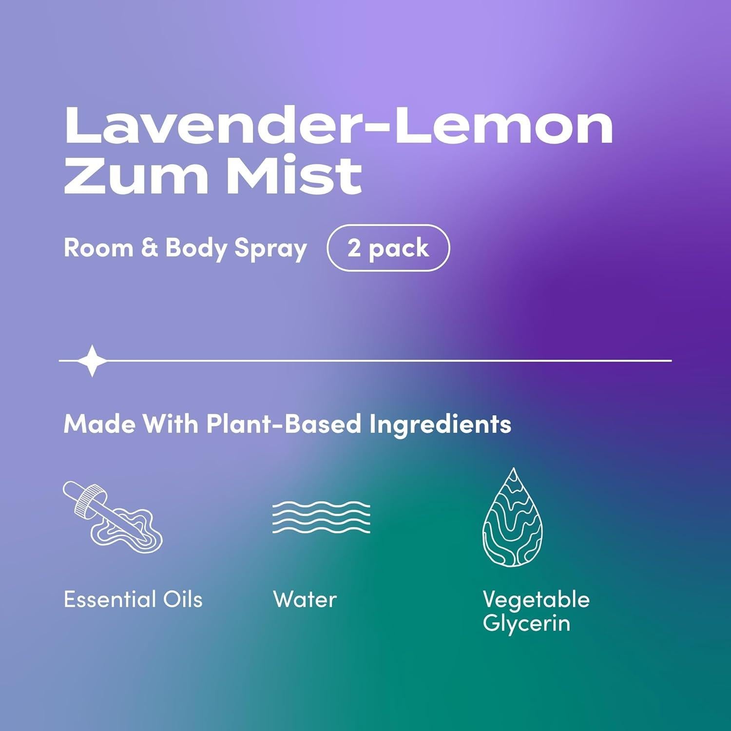 Spray Aromaterapia Zum Mist Indigo Wild 118 ml Lavanda-Limón