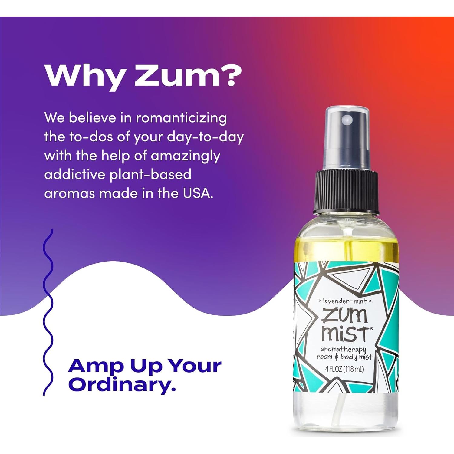 Spray Aromático Natural Indigo Wild Zum Mist Lavanda-Menta 118ml