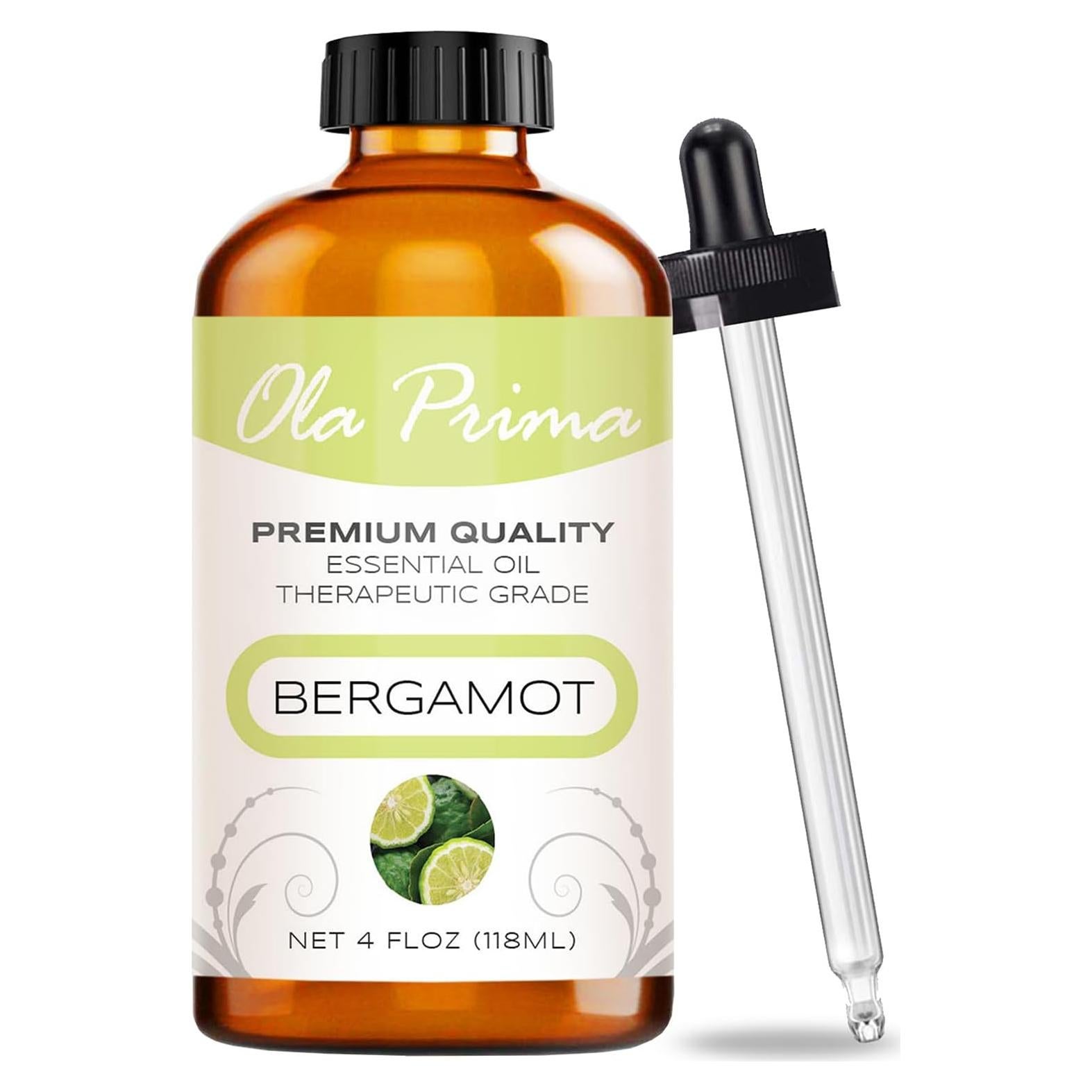 Aceite Esencial de Bergamota Ola Prima - 118 ml - Grado Terapéutico