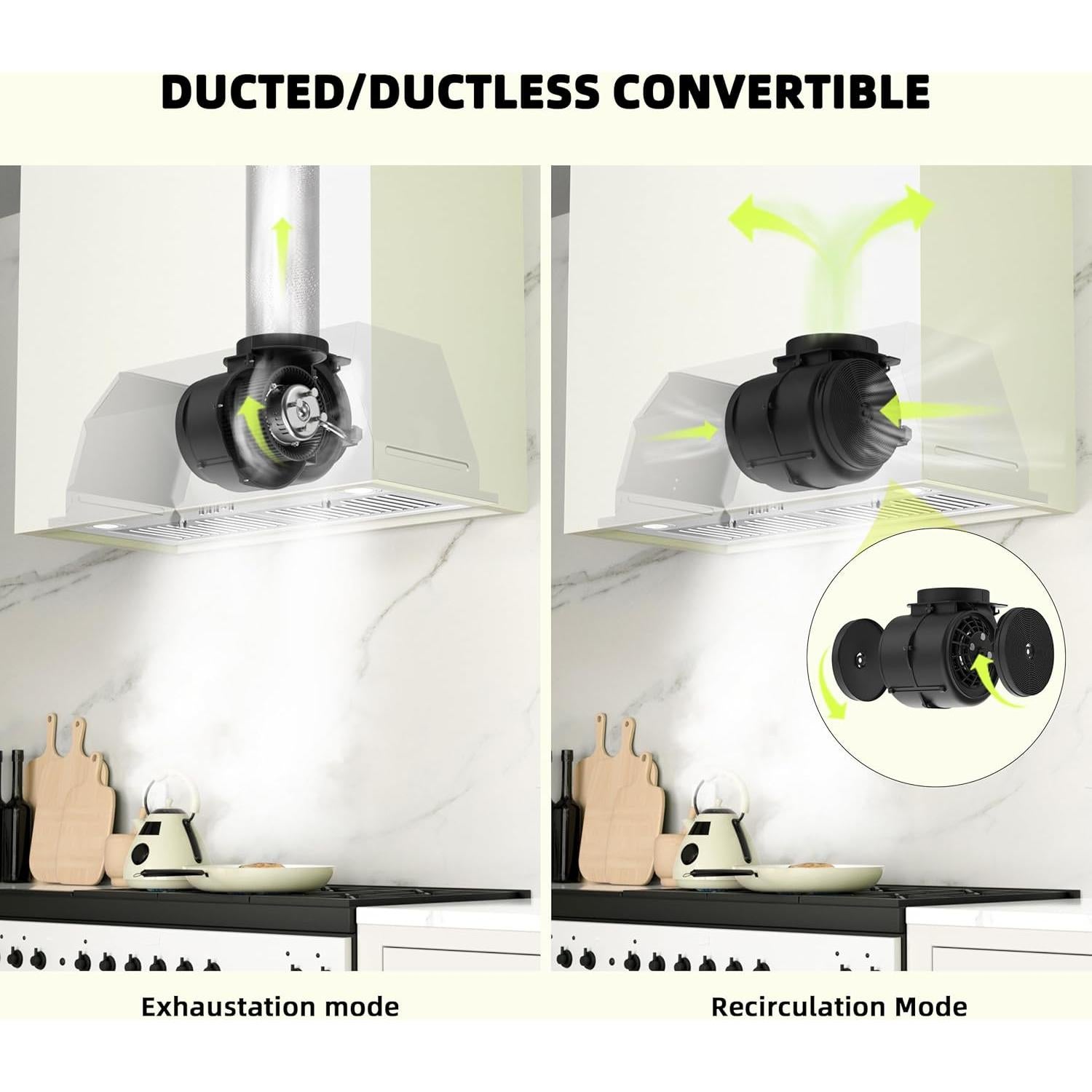 Campana Extractora FIREGAS 30" Acero Inoxidable 600 CFM