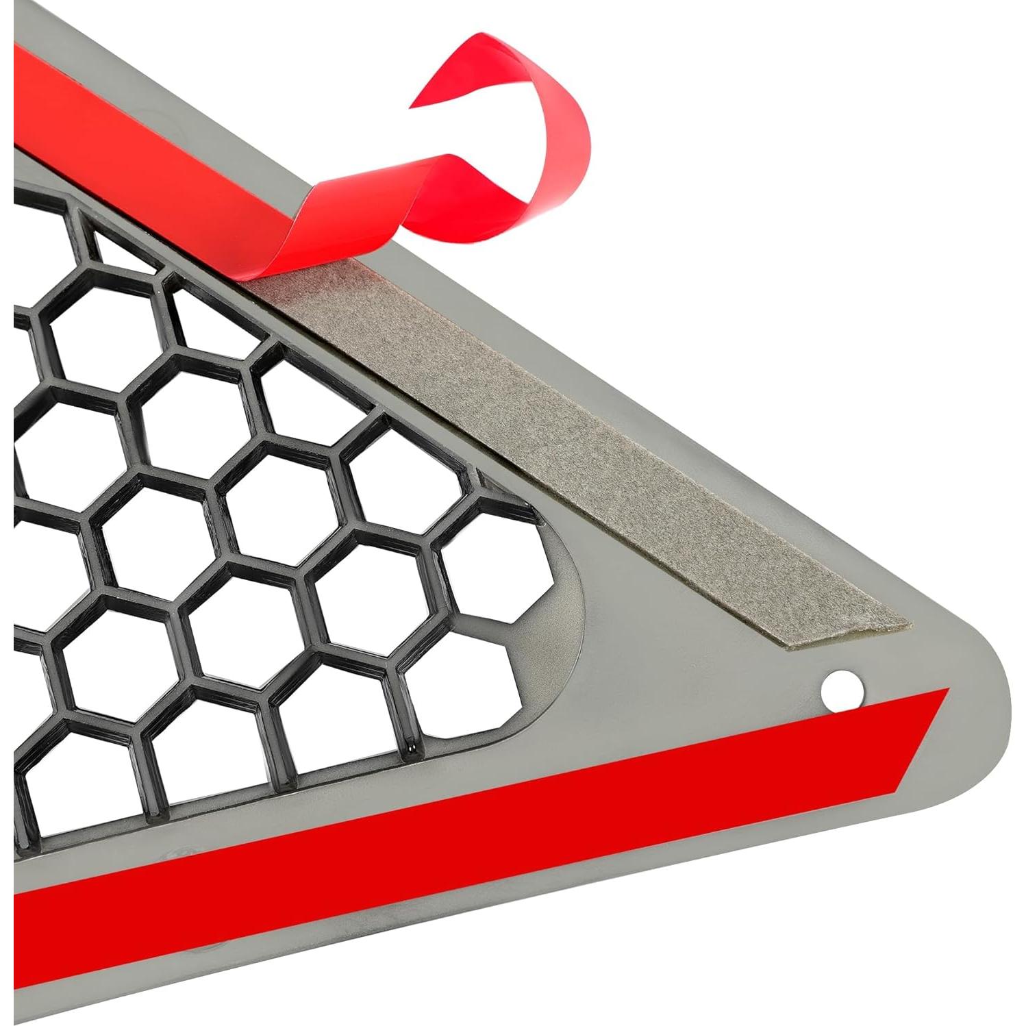 Ventilación del Capó HECASA para Volvo VNL 2003-2017 - ABS Negro