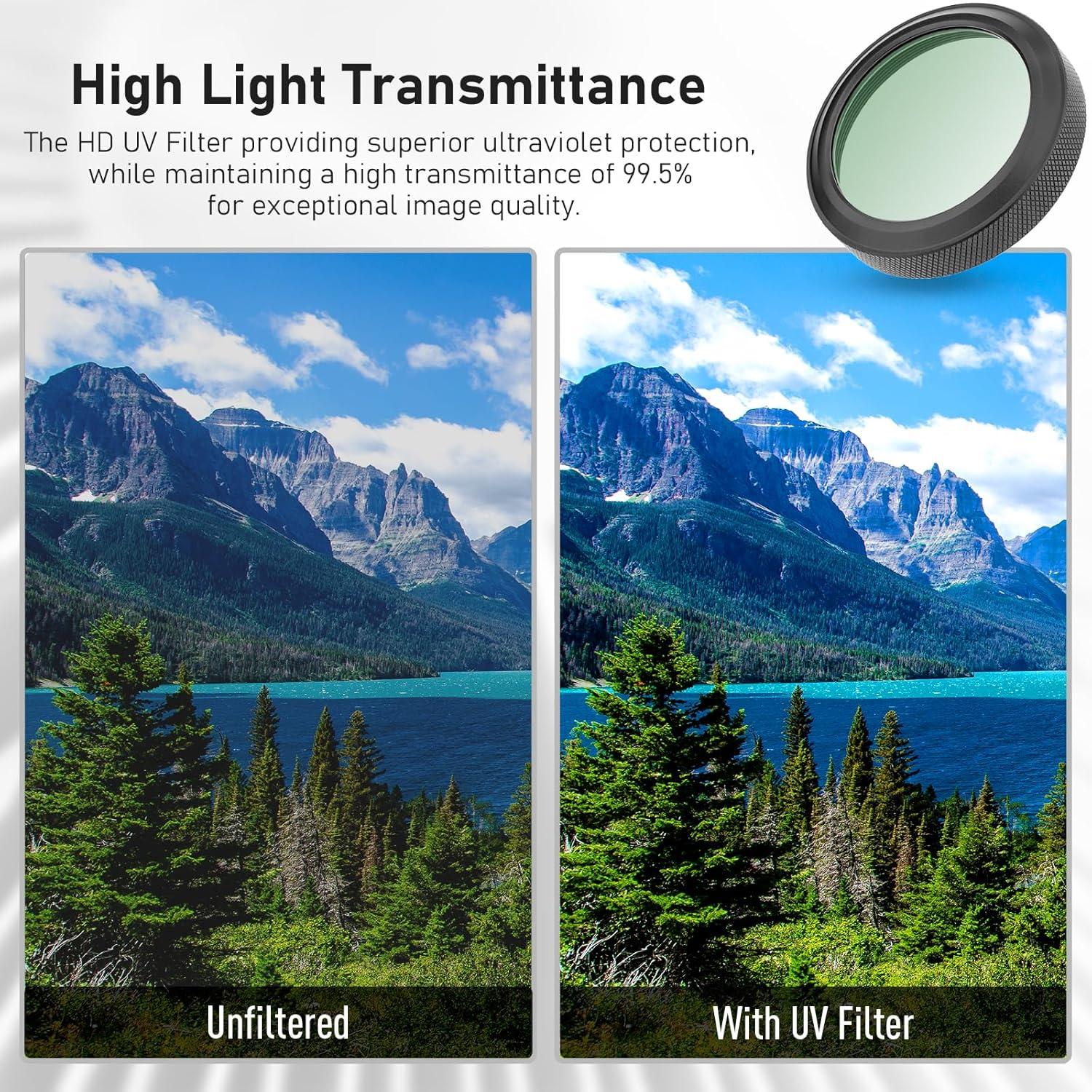 Filtro UV Haoge MC para Cámara Fujifilm X100V/X100VI - Protección Lente