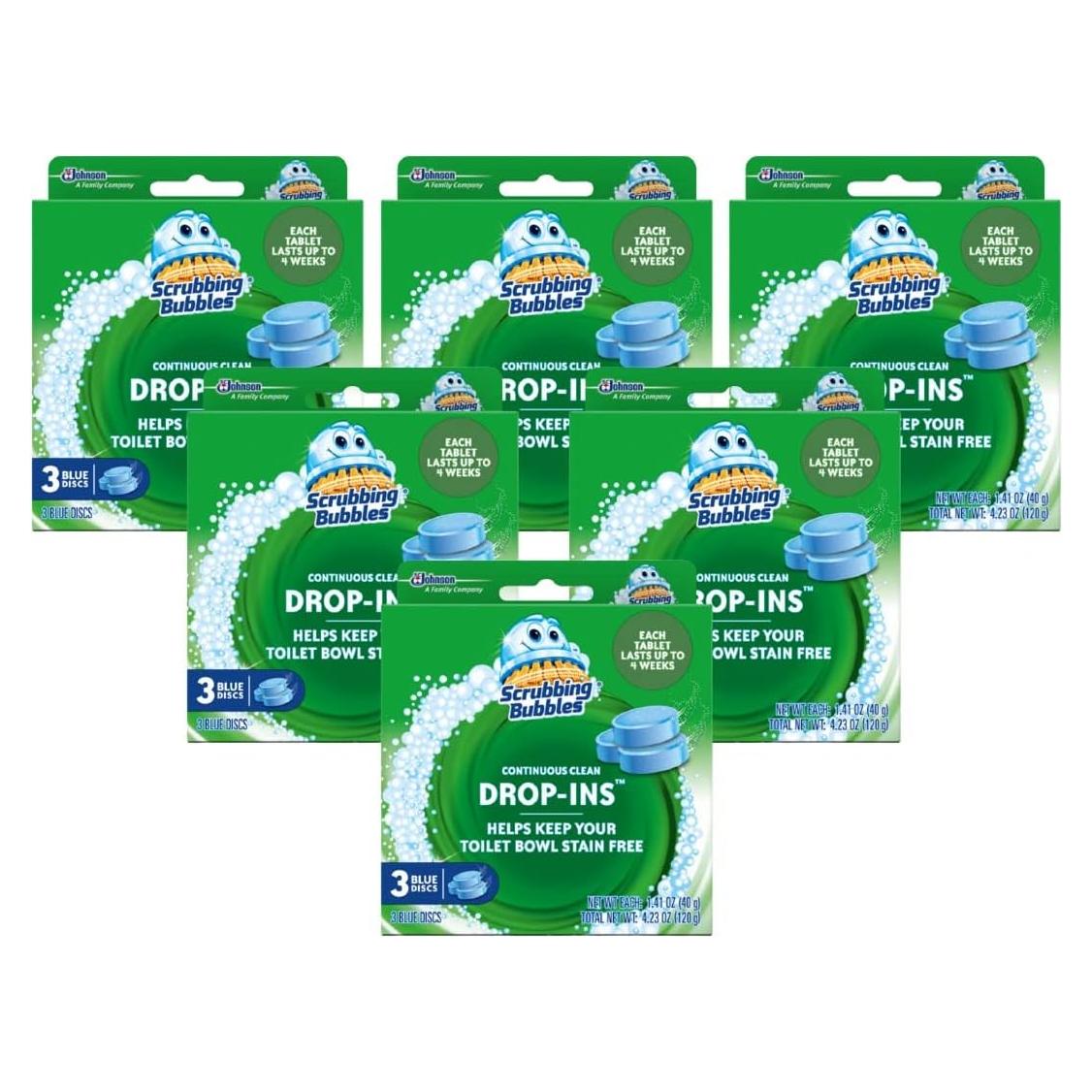 Tabletas para Inodoro Scrubbing Bubbles - 3 Conteo (Paquete de 6)