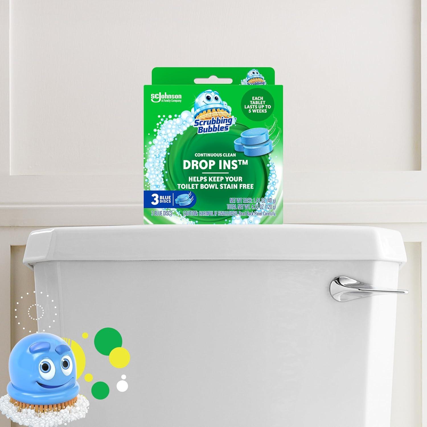 Tabletas para Inodoro Scrubbing Bubbles - 3 Conteo (Paquete de 6)