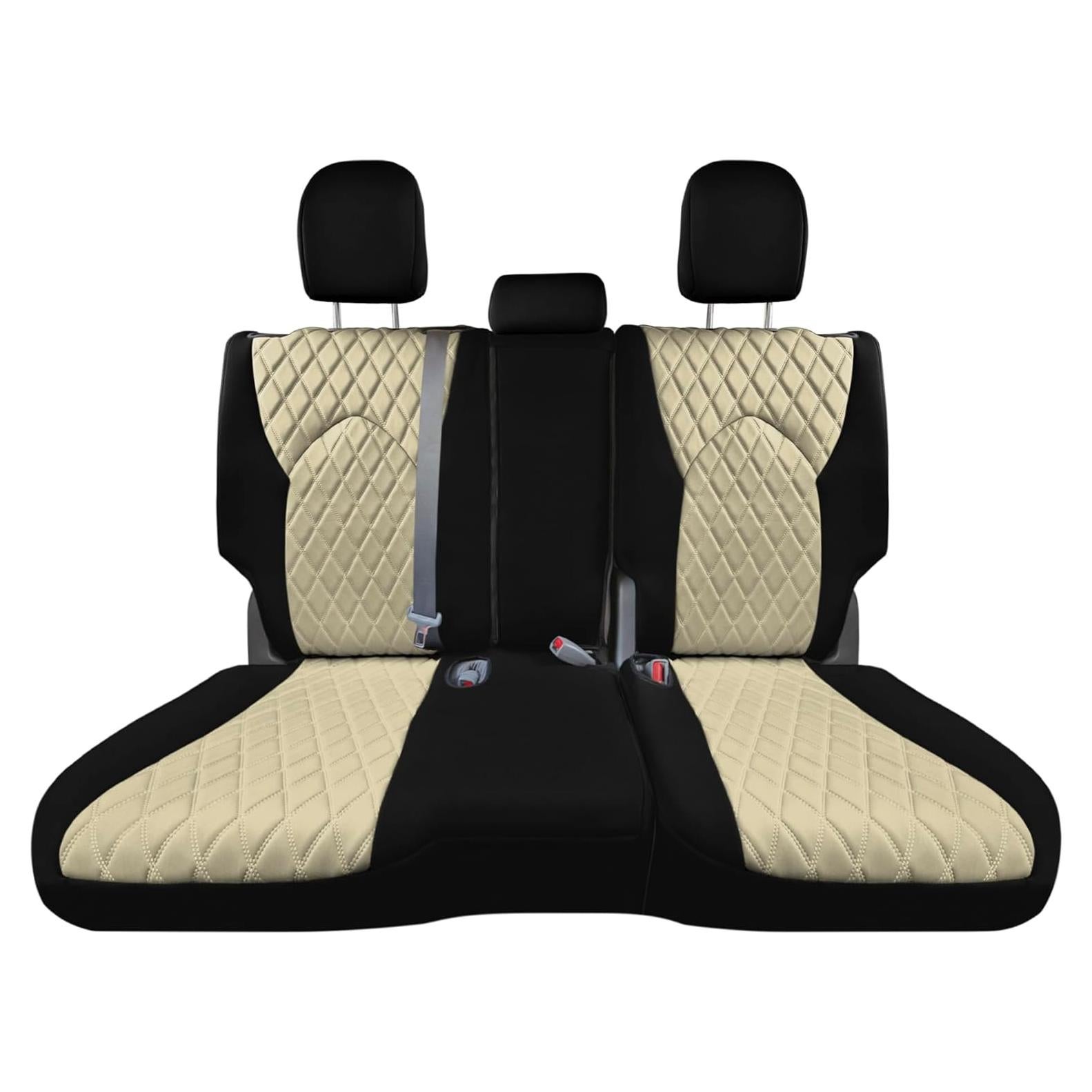 Cubiertas de Asiento TLH Beige para Toyota Highlander 2020-2023