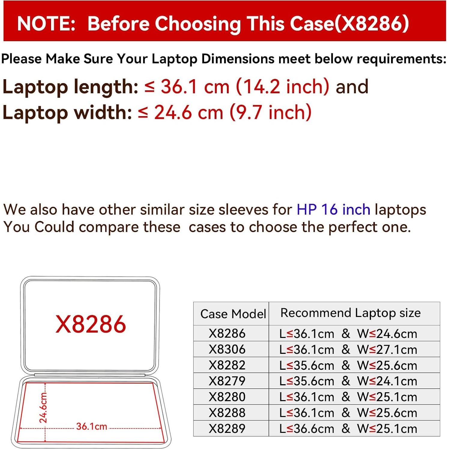 Funda Dura EVA Smatree para Laptop 2-en-1 HP 16.1"