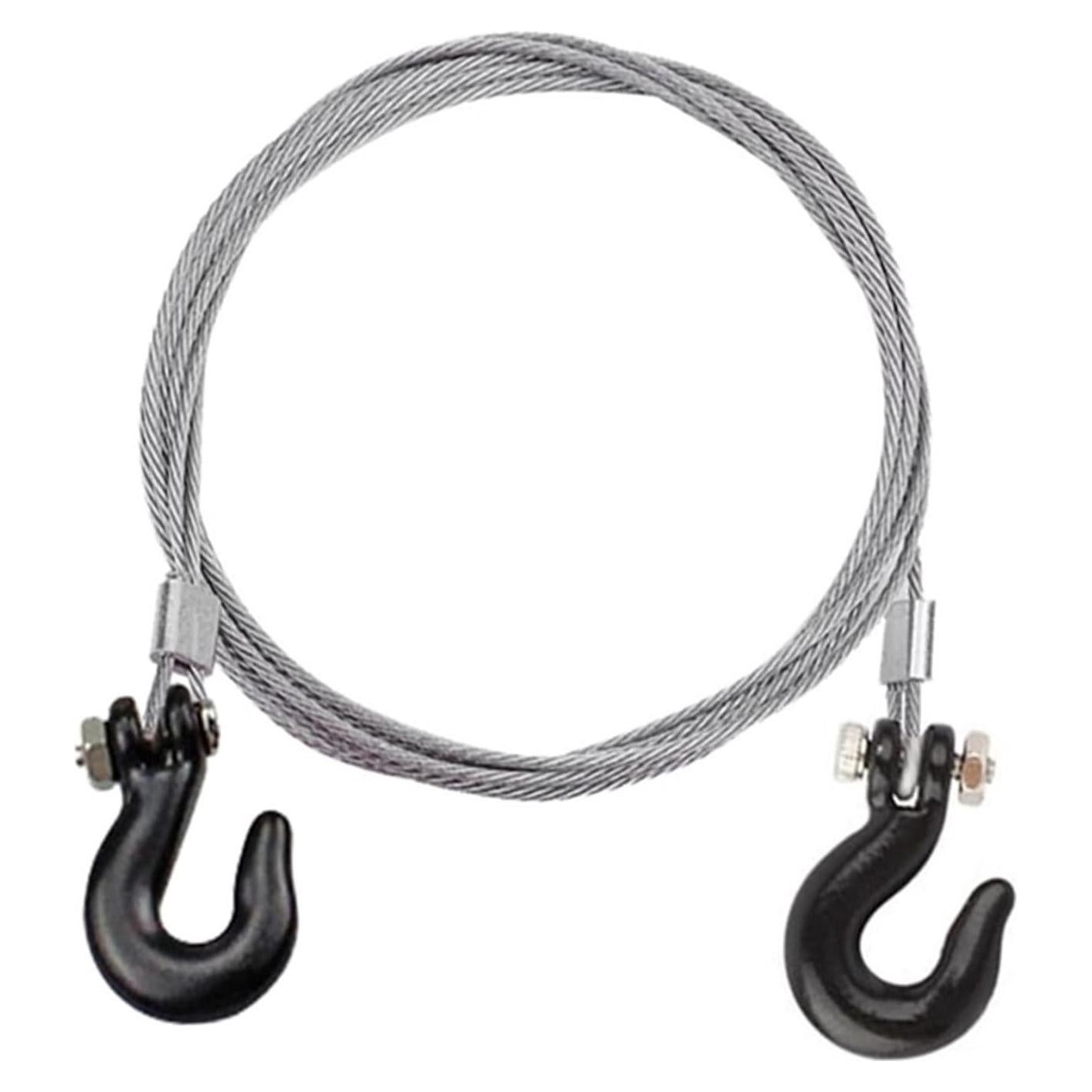 Cadena de Remolque RC 1/10 Metal Gancho Traxxas SCX10 Negro