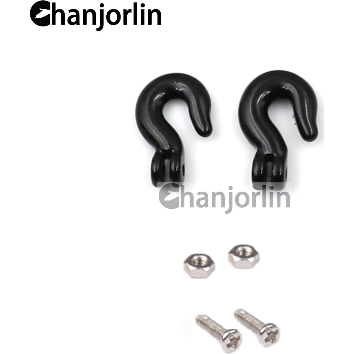 Cadena de Remolque RC 1/10 Metal Gancho Traxxas SCX10 Negro