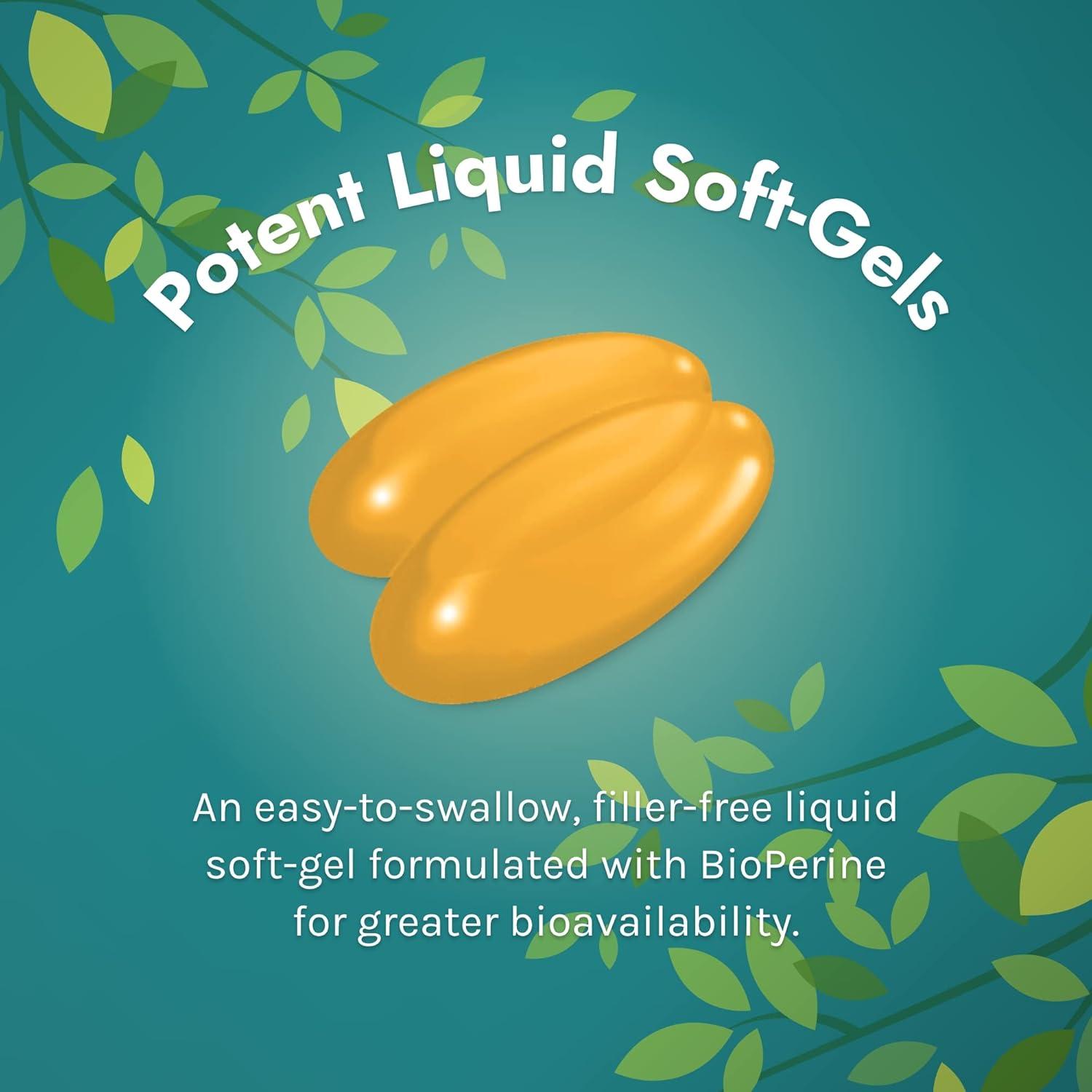 Cápsulas de Cúrcuma Irwin Naturals 60 Gelatinas Blandas 156g