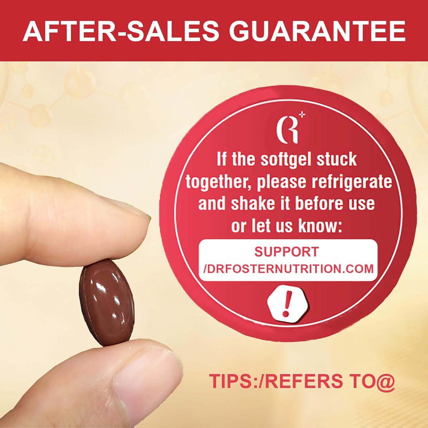 Suplemento CoQ10 600mg DR FOSTER con Omega 3 y PQQ - 60 Softgels