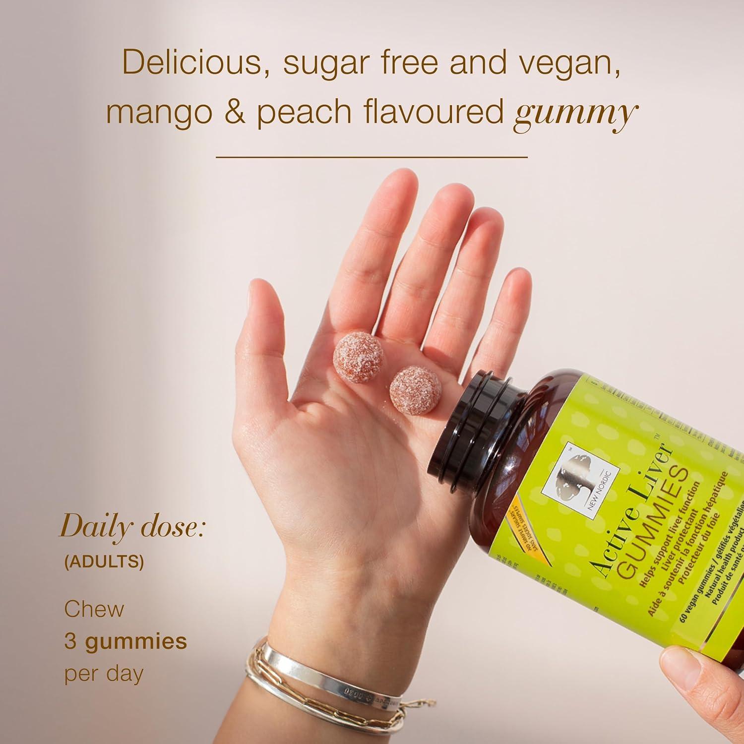 Gominolas Activas para el Hígado New Nordic 60 Unidades