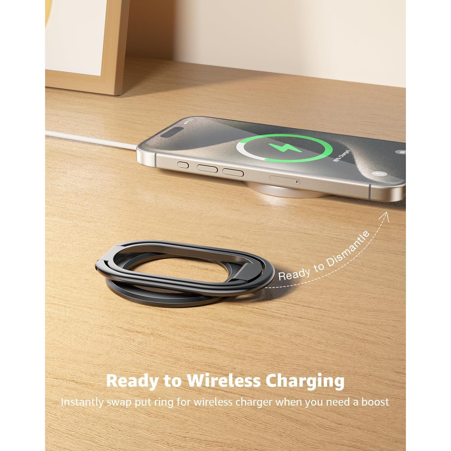 Soporte Magnético MagSafe SUPERONE para iPhone 12-16 - Negro