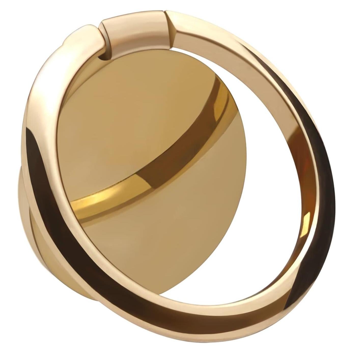 Soporte de Anillo para Teléfono OBHEI Dorado 360° Metal